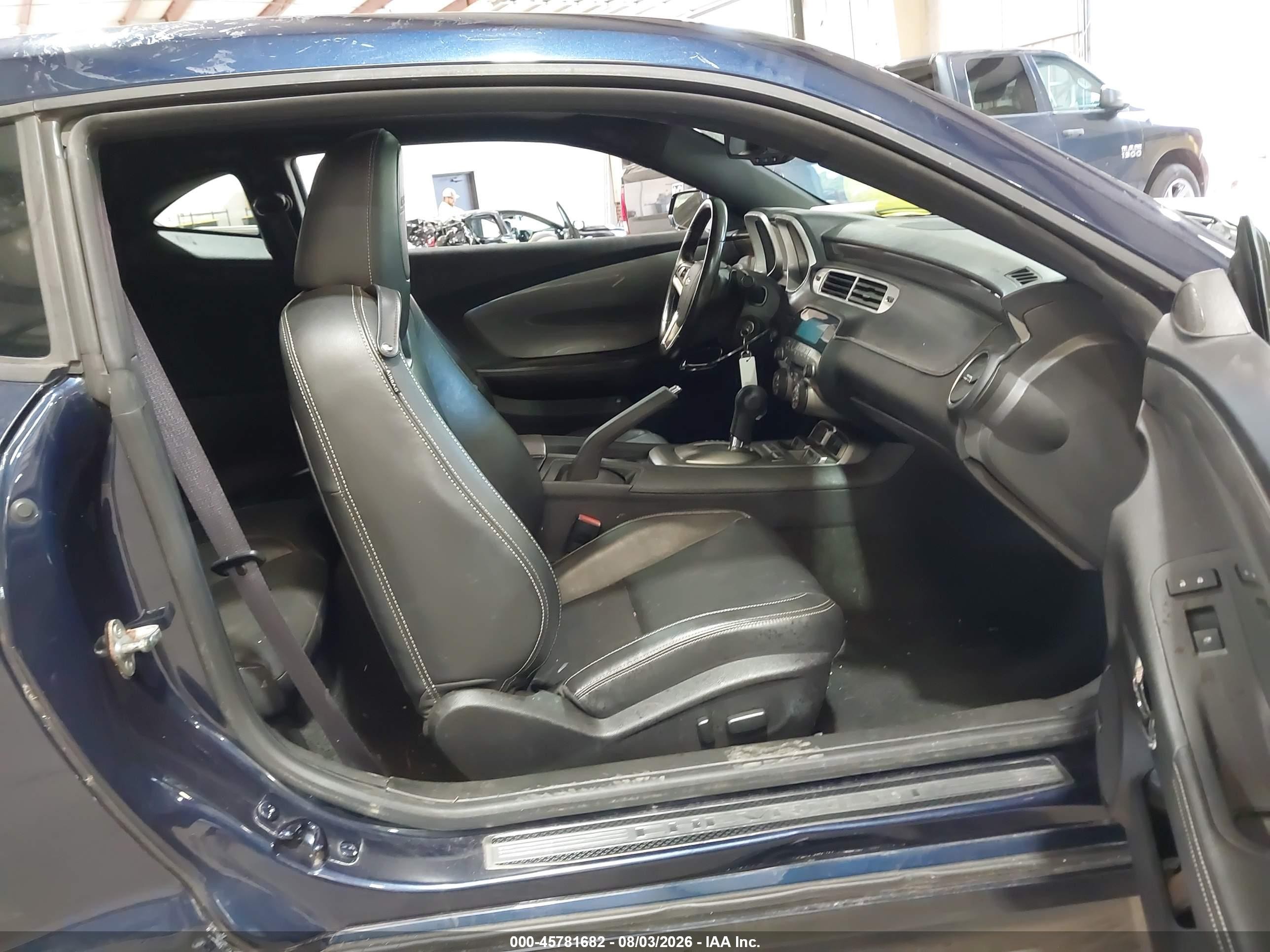 2012 Chevrolet Camaro 2ss Blue vin: 2G1FK1EJ2C9203471