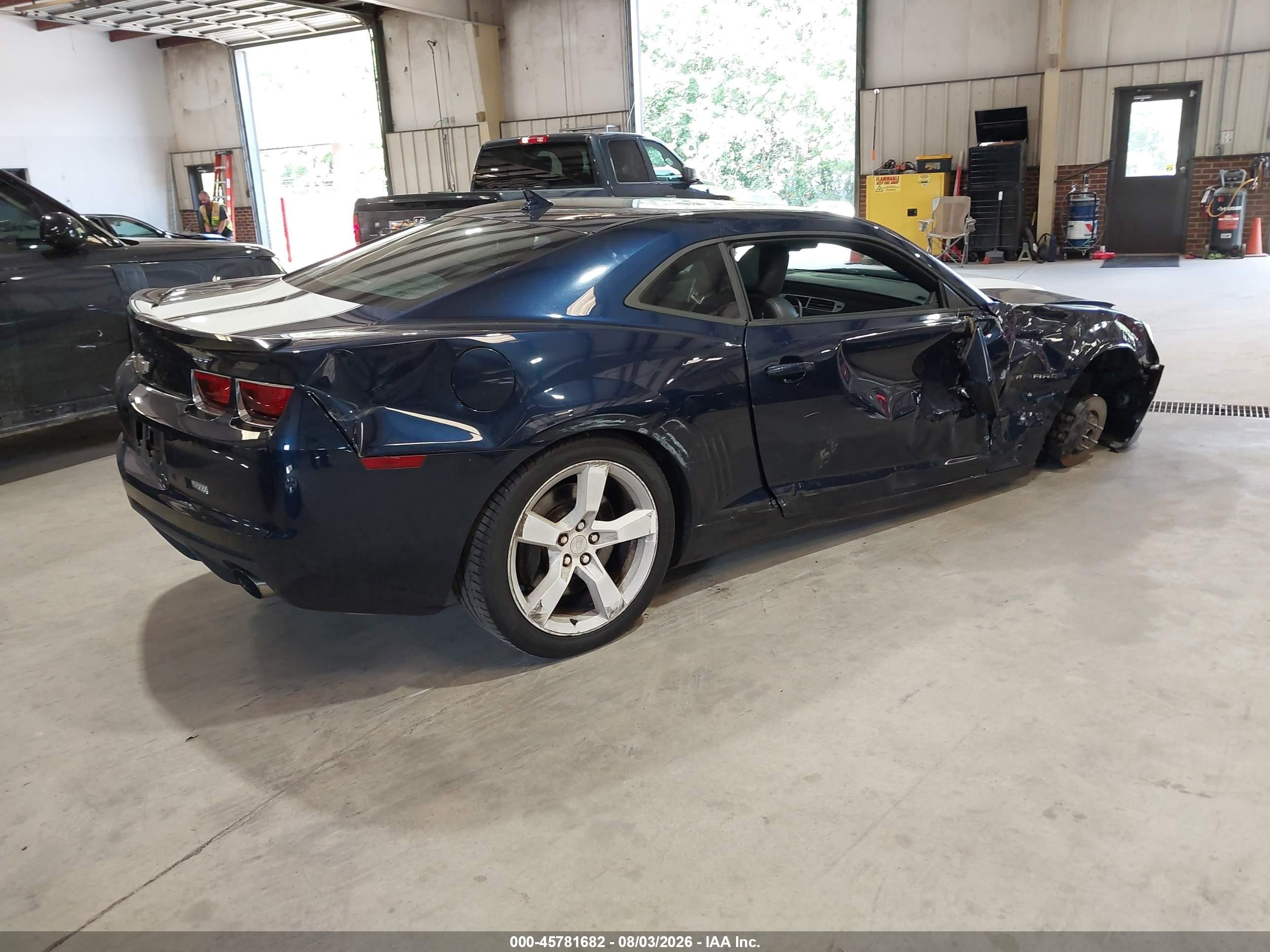 2012 Chevrolet Camaro 2ss Blue vin: 2G1FK1EJ2C9203471