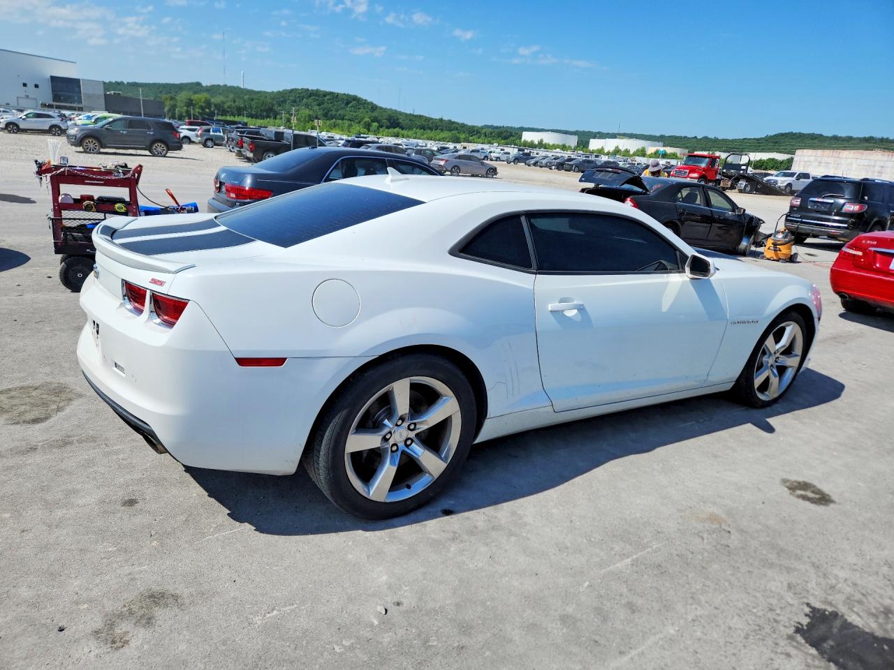 2013 Chevrolet Camaro 2ss White vin: 2G1FK1EJ2D9180839