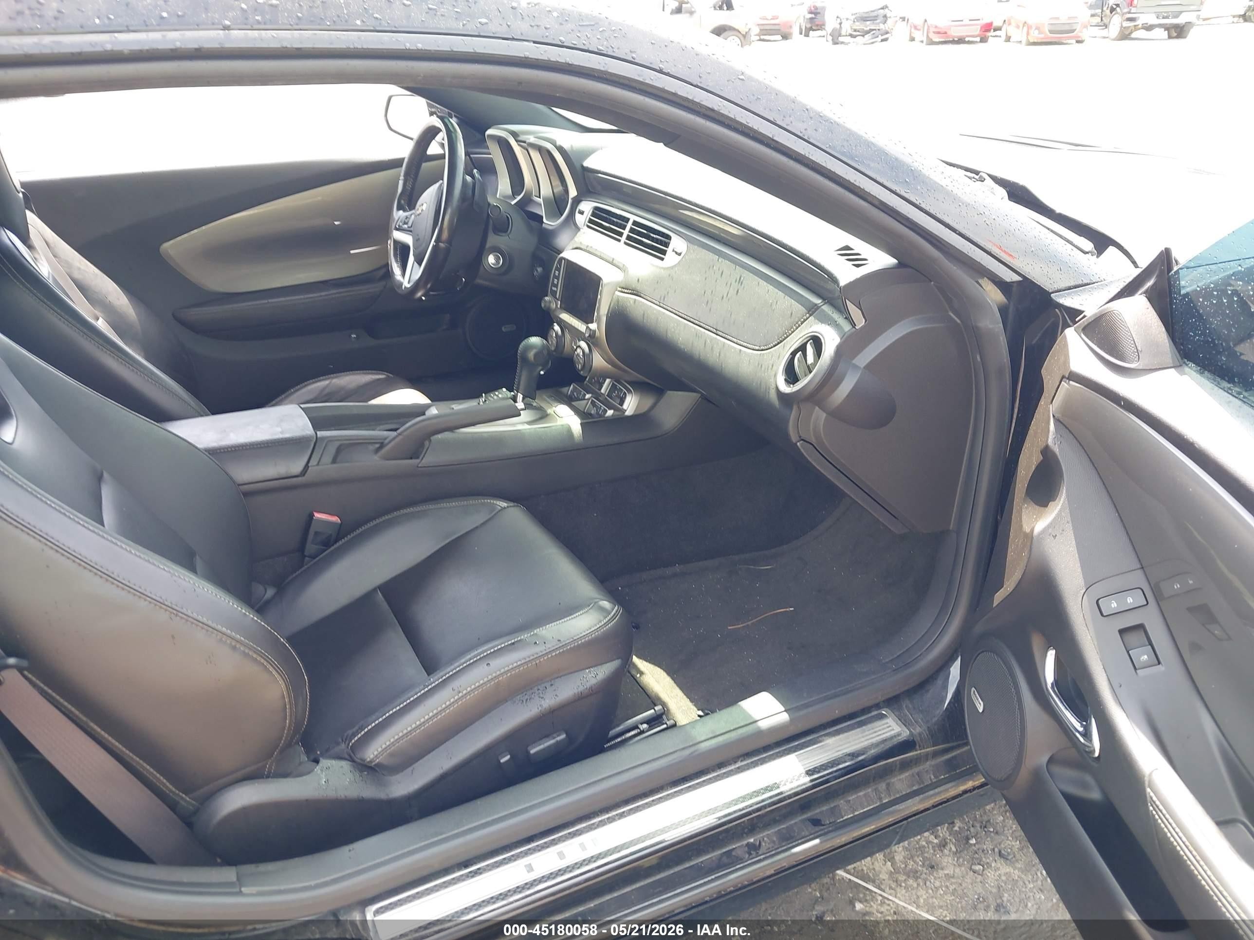 2014 Chevrolet Camaro 2ss Black vin: 2G1FK1EJ2E9257050