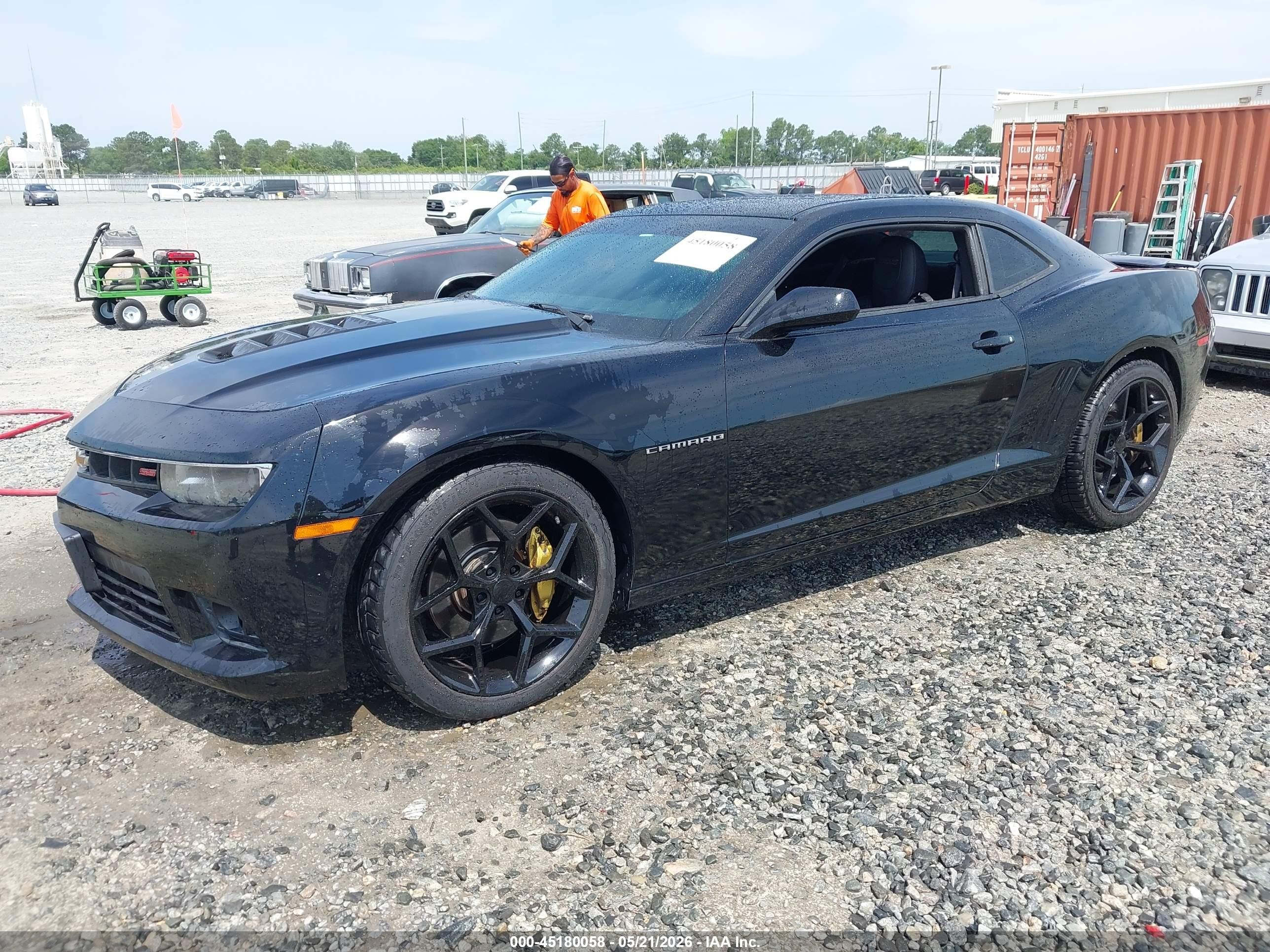 2014 Chevrolet Camaro 2ss Black vin: 2G1FK1EJ2E9257050