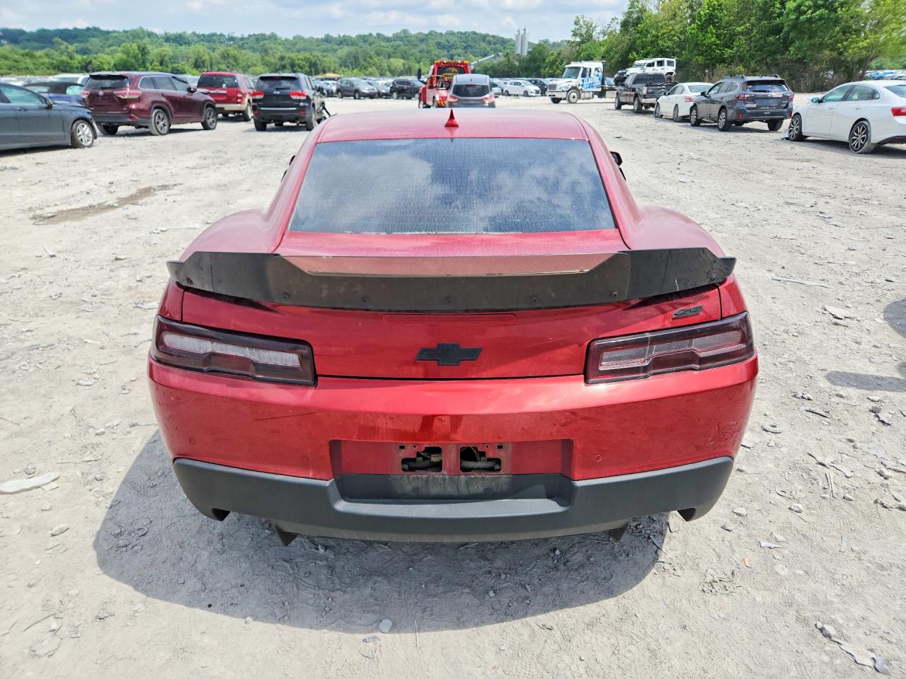 2015 Chevrolet Camaro 2ss Red vin: 2G1FK1EJ2F9265604