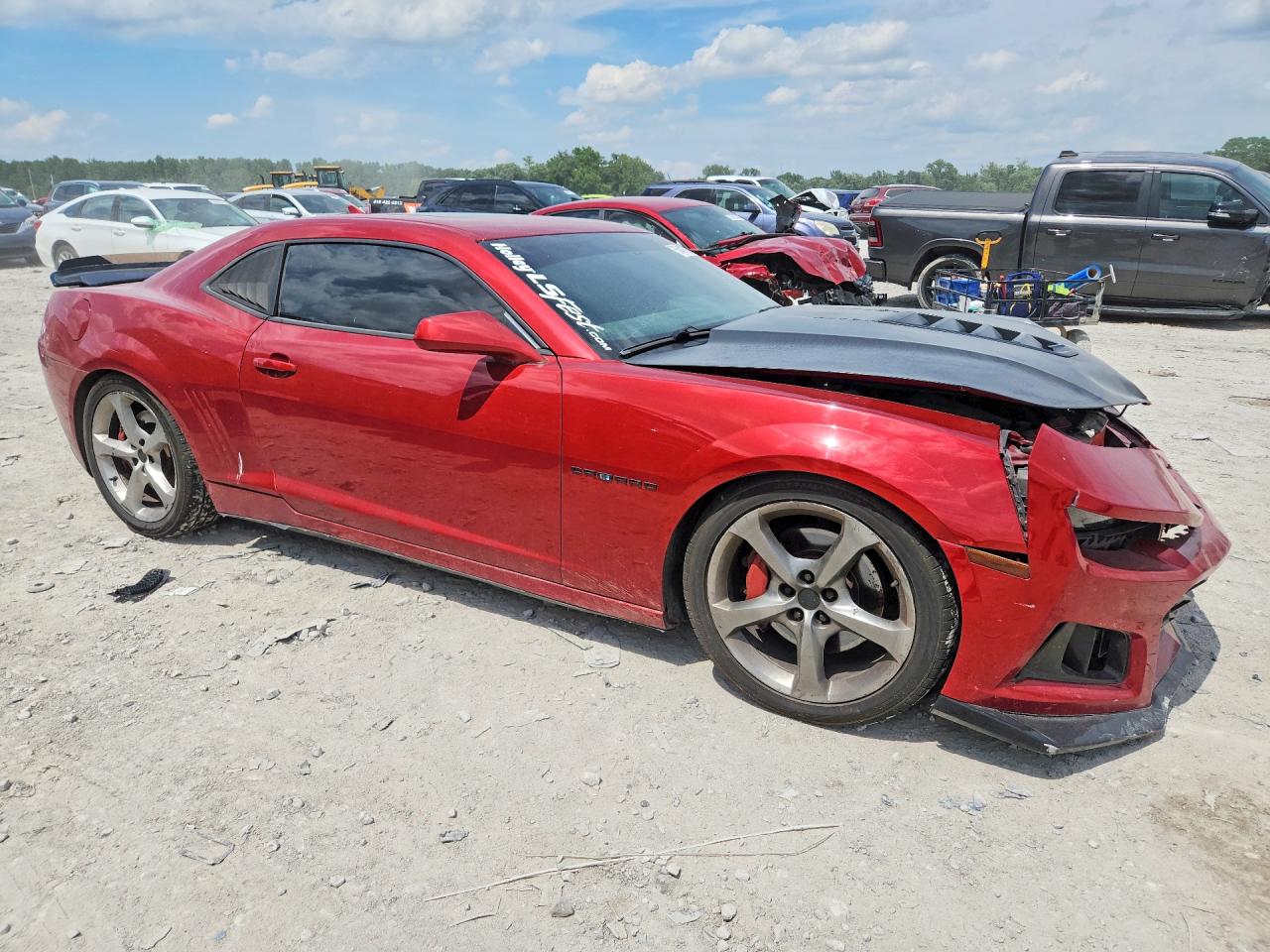 2015 Chevrolet Camaro 2ss Red vin: 2G1FK1EJ2F9265604