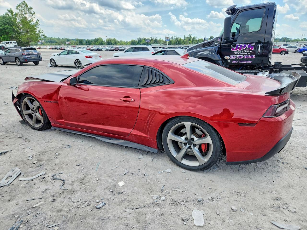 2015 Chevrolet Camaro 2ss Red vin: 2G1FK1EJ2F9265604