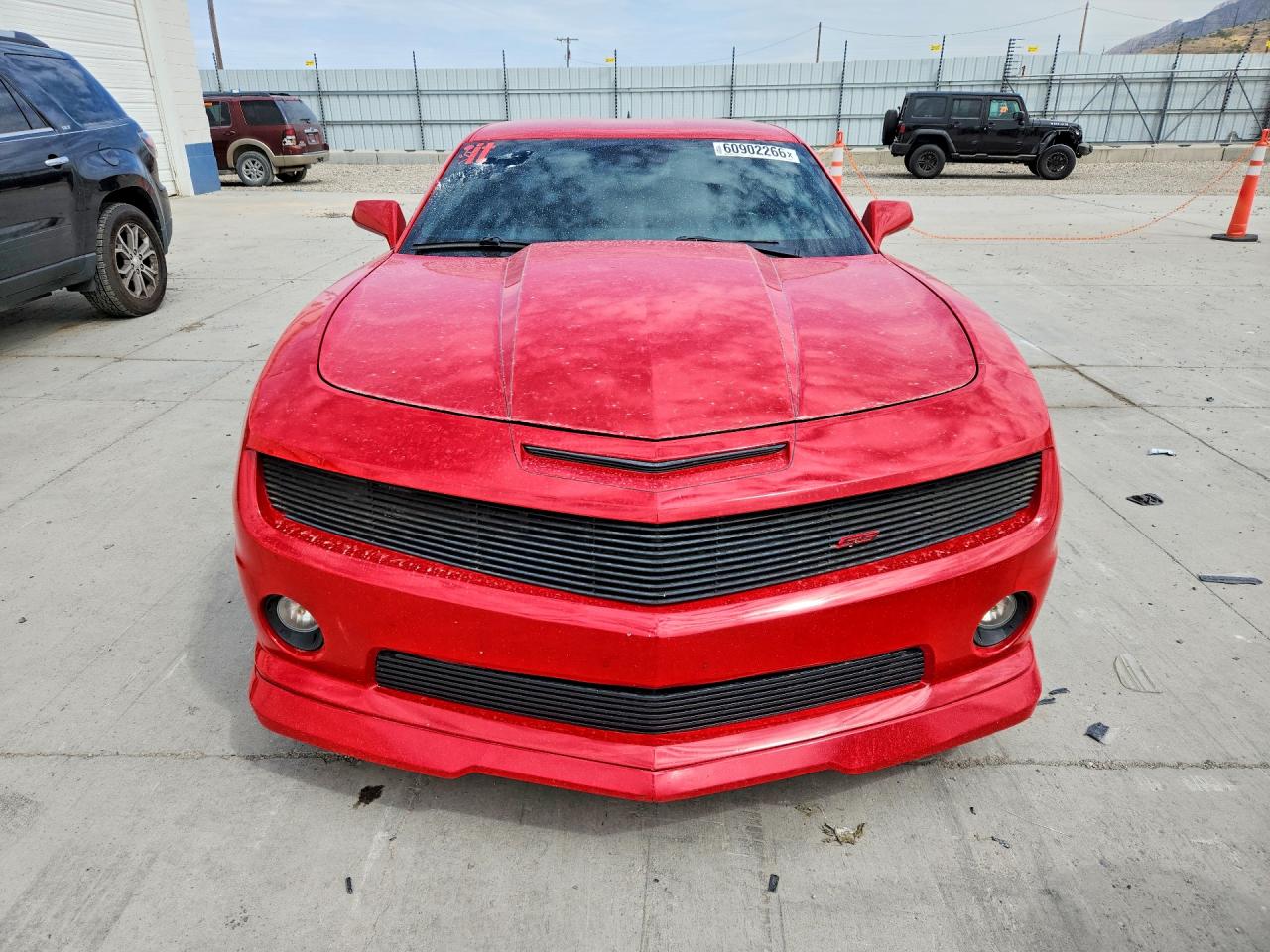 2010 Chevrolet Camaro Ss Red vin: 2G1FK1EJ3A9126574