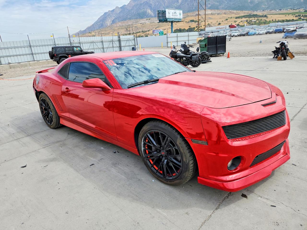 2010 Chevrolet Camaro Ss Red vin: 2G1FK1EJ3A9126574