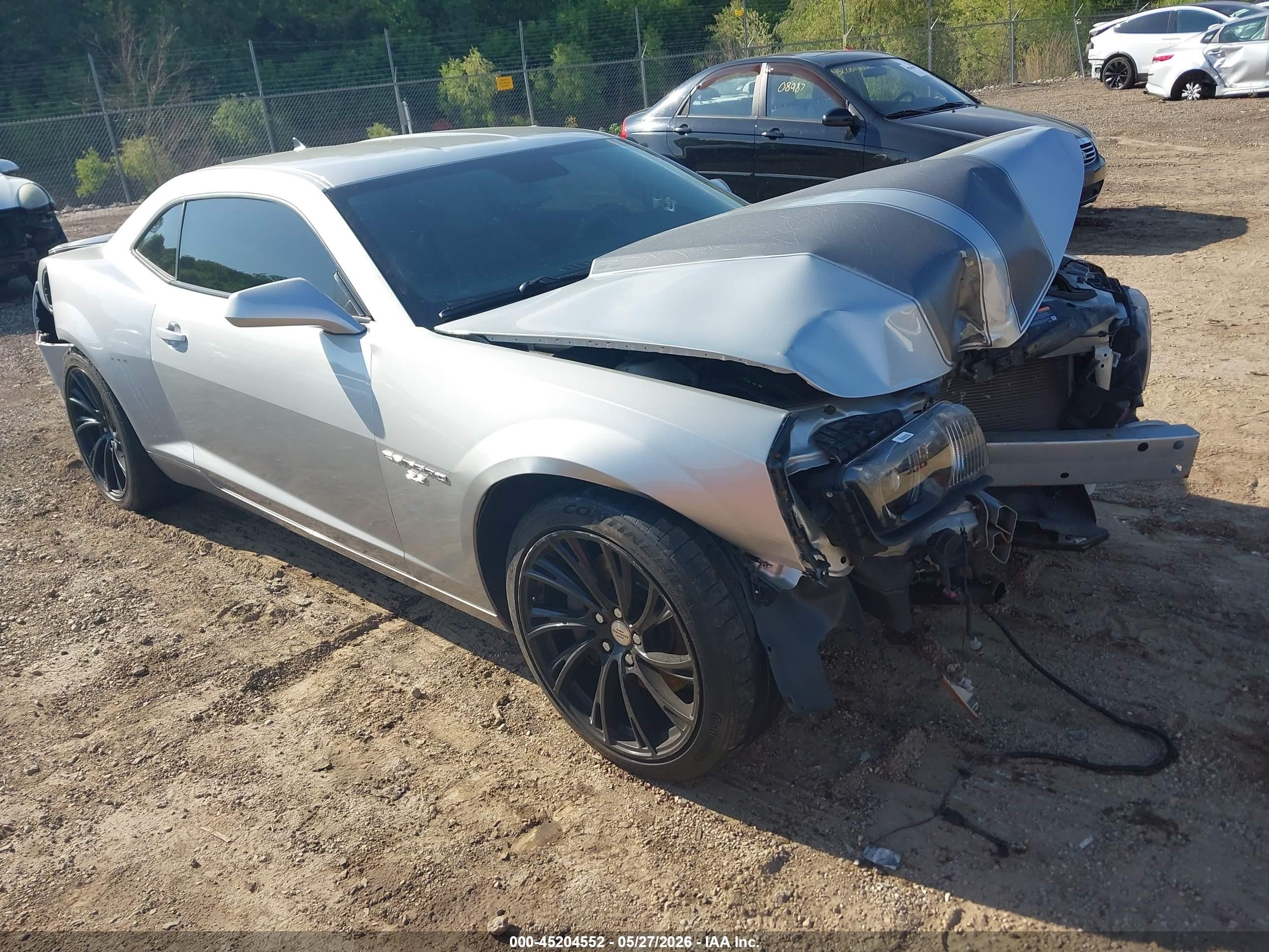 2011 Chevrolet Camaro 2ss Silver vin: 2G1FK1EJ3B9103734
