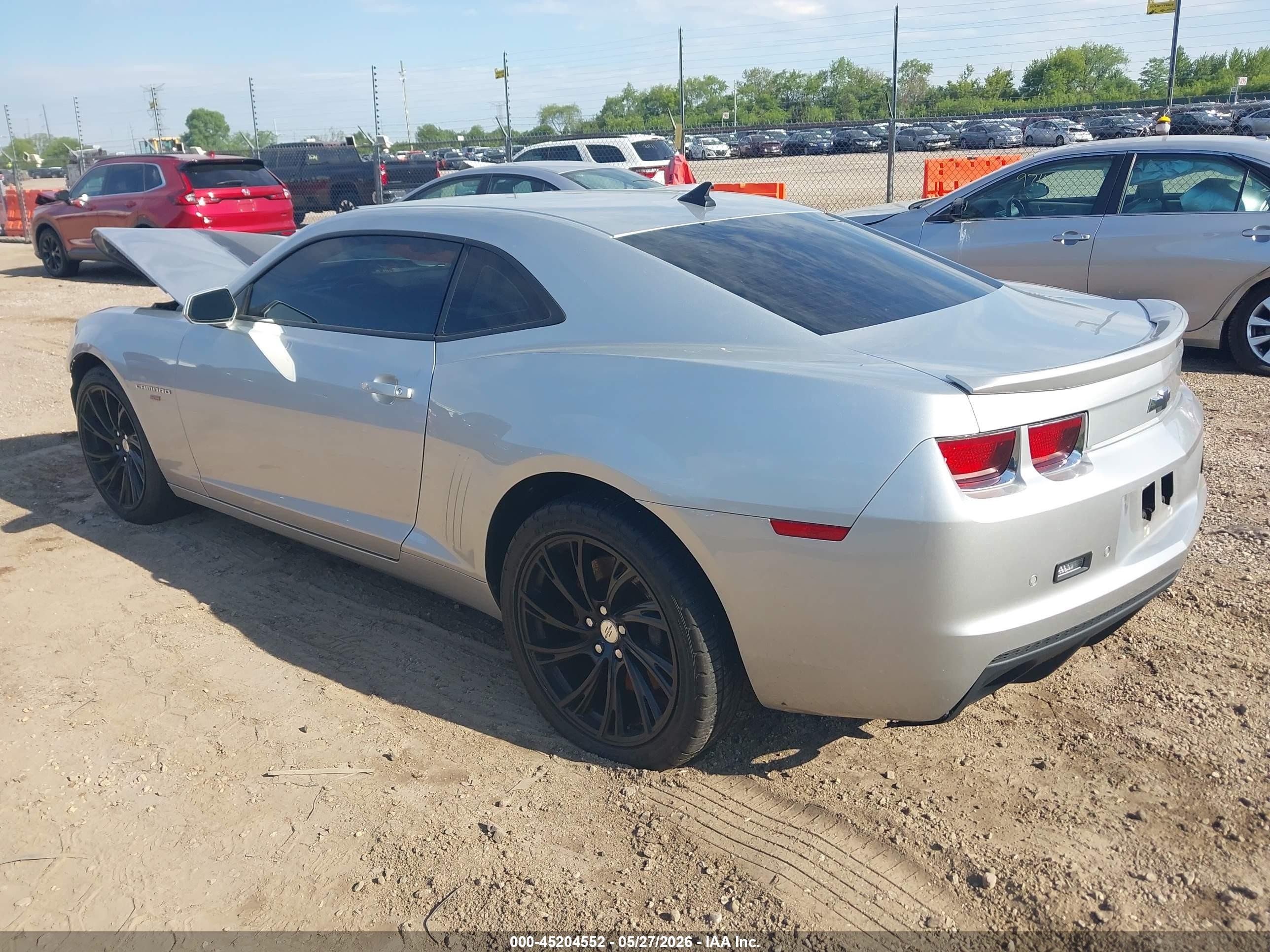 2011 Chevrolet Camaro 2ss Silver vin: 2G1FK1EJ3B9103734