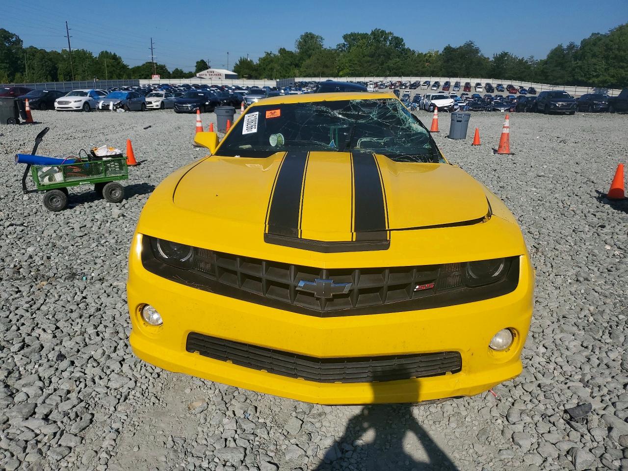 2011 Chevrolet Camaro 2ss Yellow vin: 2G1FK1EJ3B9113583