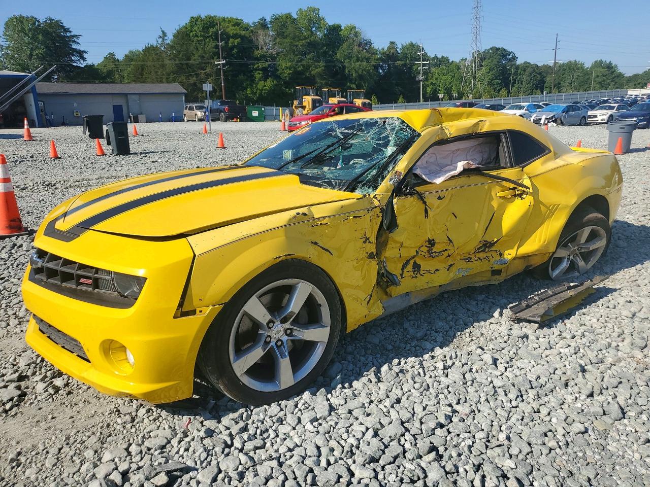 2011 Chevrolet Camaro 2ss Yellow vin: 2G1FK1EJ3B9113583