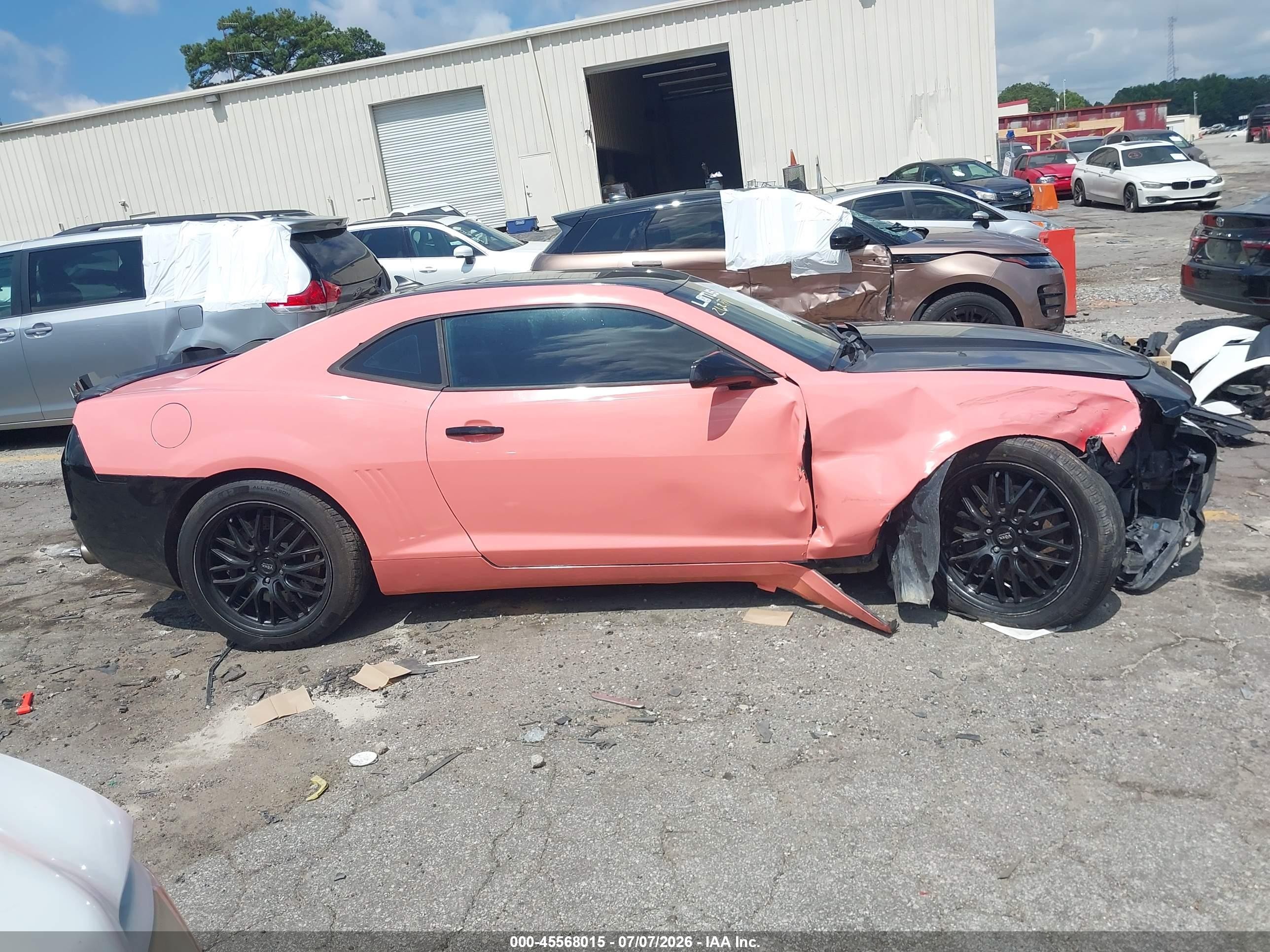 2011 Chevrolet Camaro 2ss Pink vin: 2G1FK1EJ3B9130142