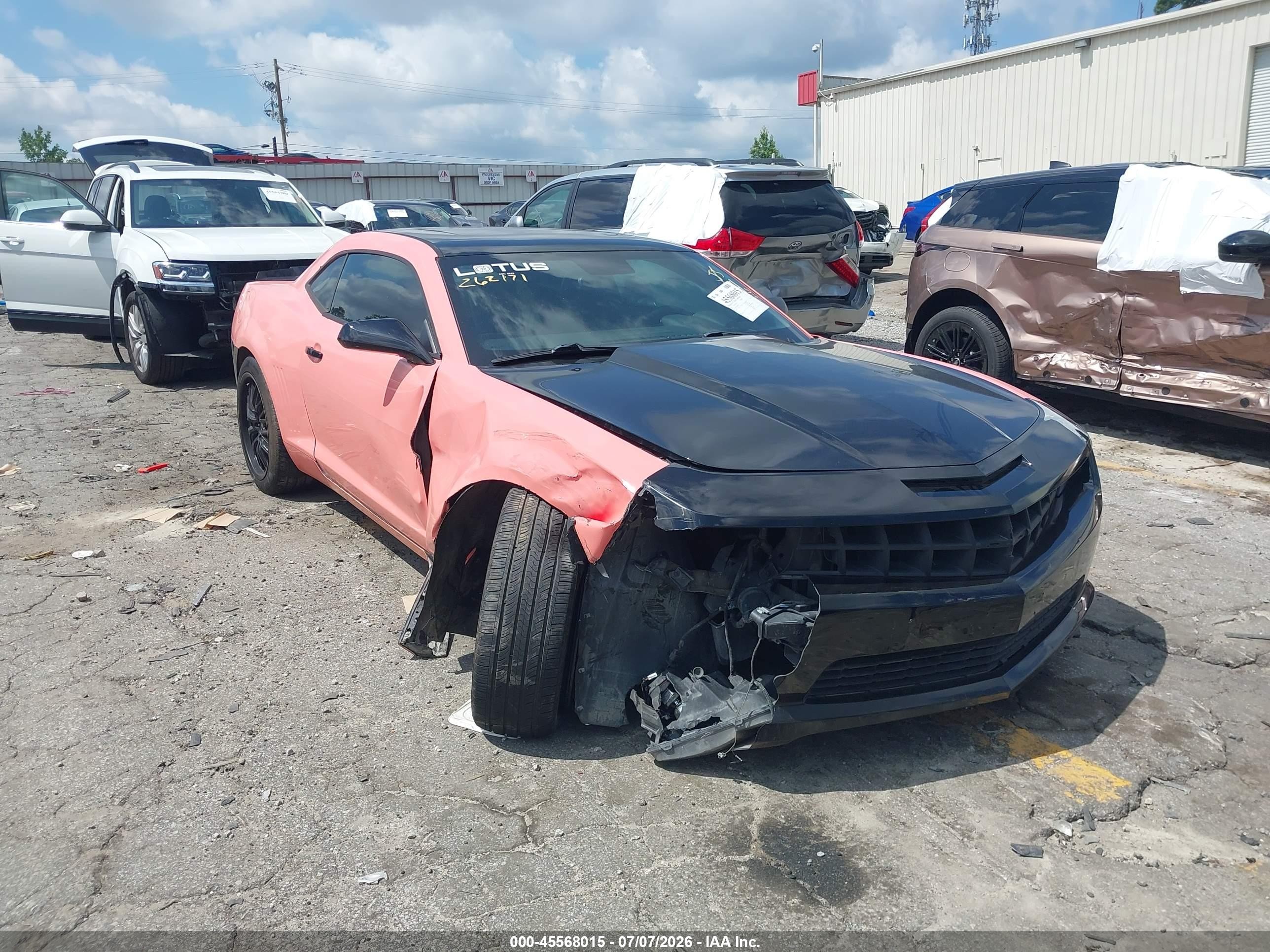 2011 Chevrolet Camaro 2ss Pink vin: 2G1FK1EJ3B9130142