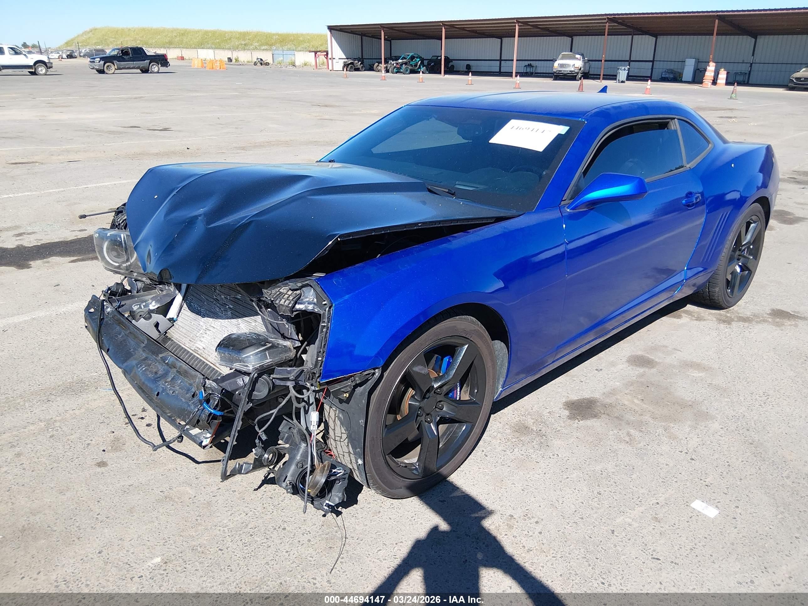 2011 Chevrolet Camaro 2ss Blue vin: 2G1FK1EJ3B9140833