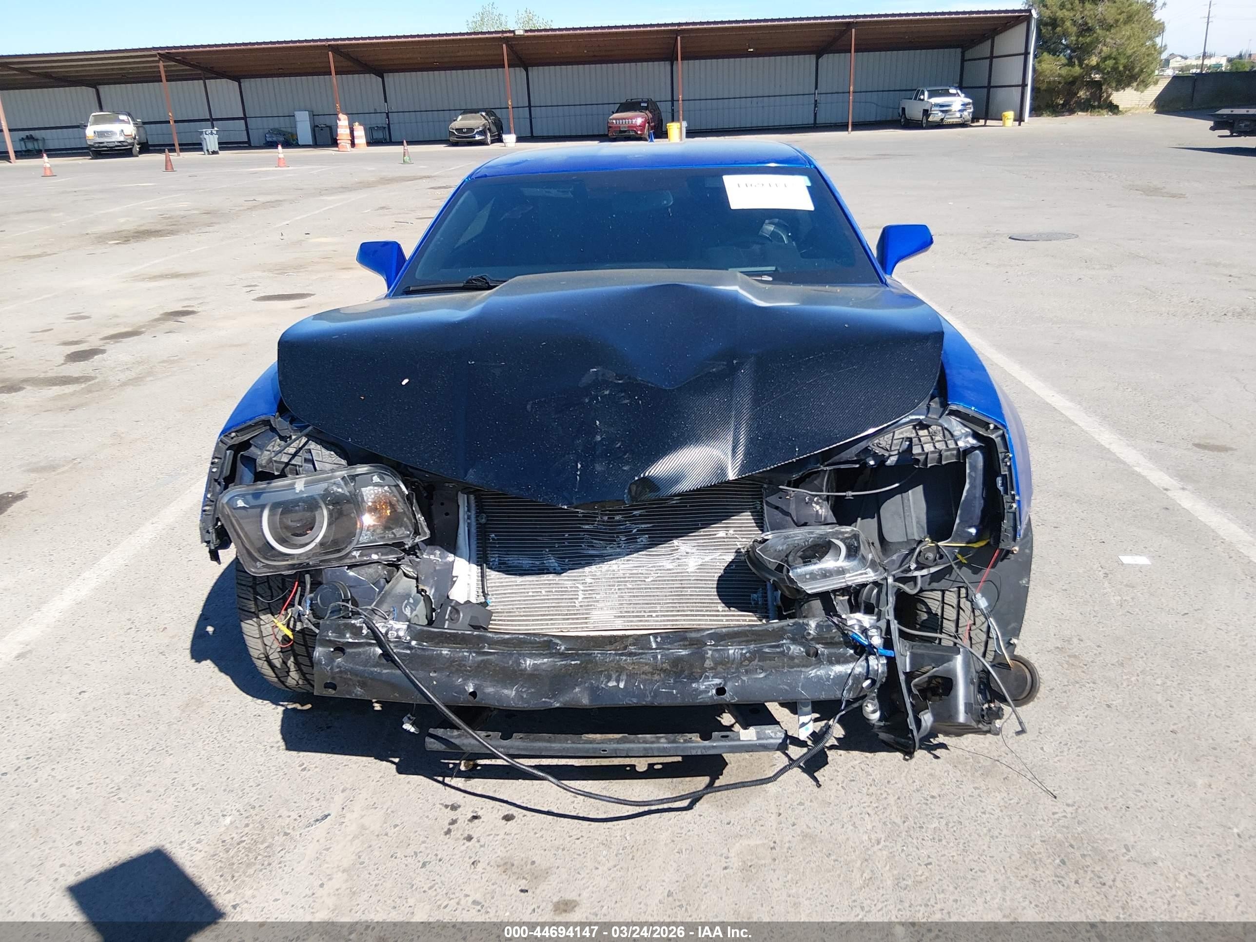 2011 Chevrolet Camaro 2ss Blue vin: 2G1FK1EJ3B9140833