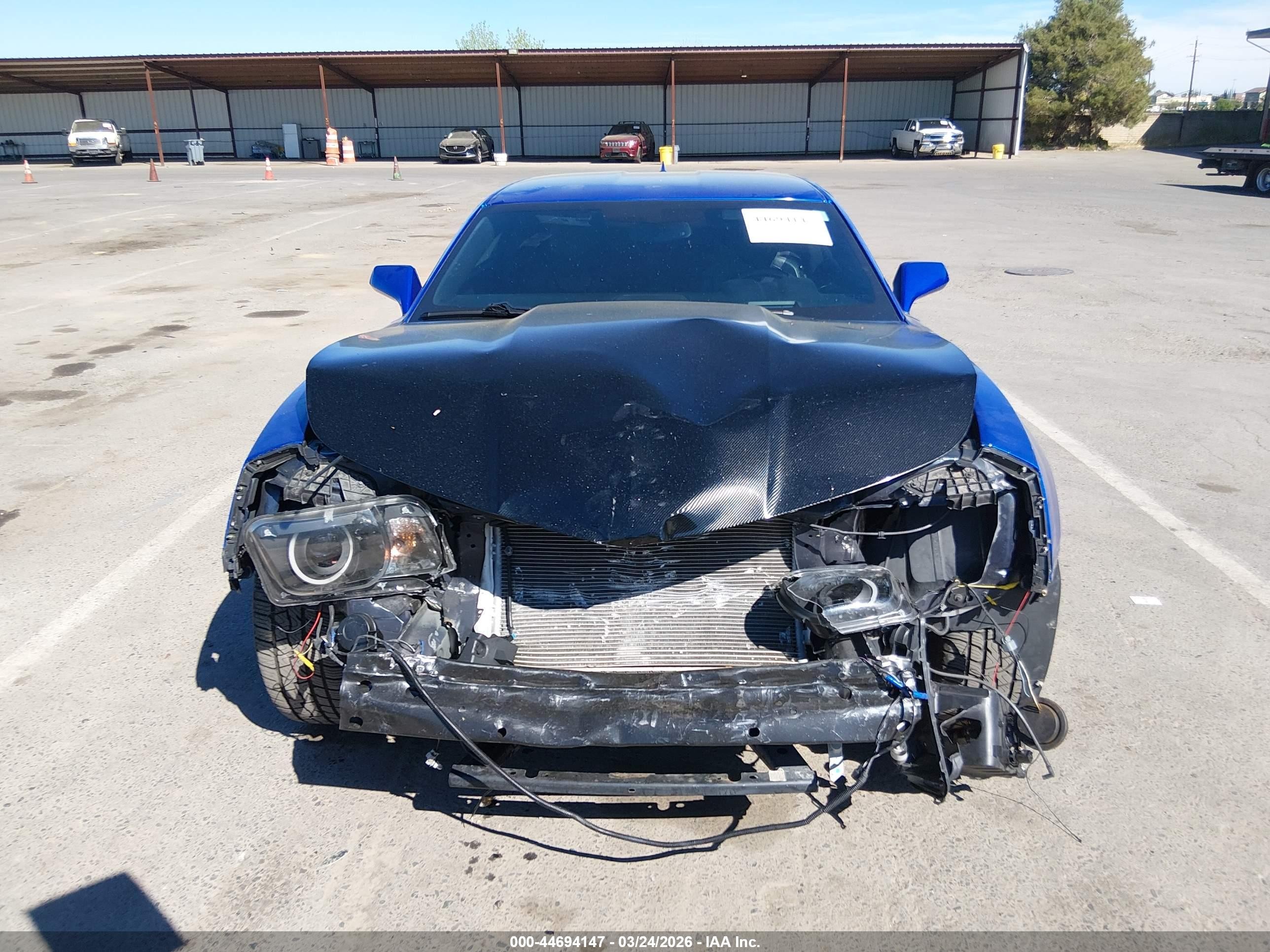 2011 Chevrolet Camaro 2ss Blue vin: 2G1FK1EJ3B9140833