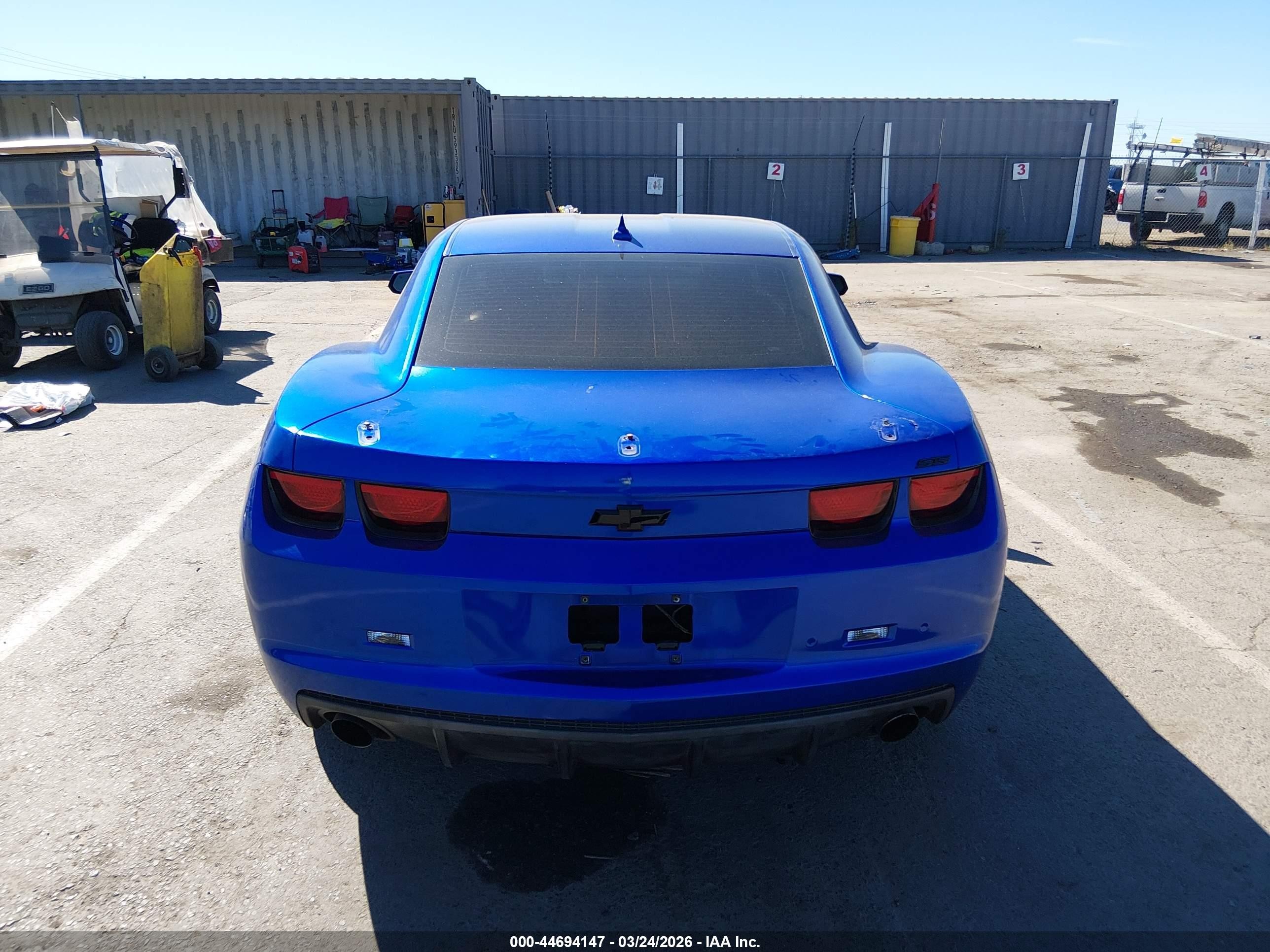 2011 Chevrolet Camaro 2ss Blue vin: 2G1FK1EJ3B9140833