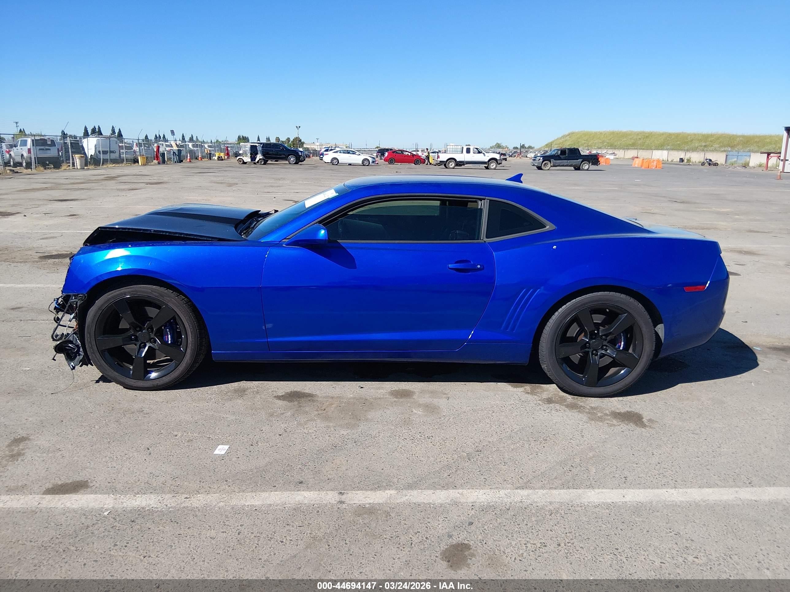 2011 Chevrolet Camaro 2ss Blue vin: 2G1FK1EJ3B9140833
