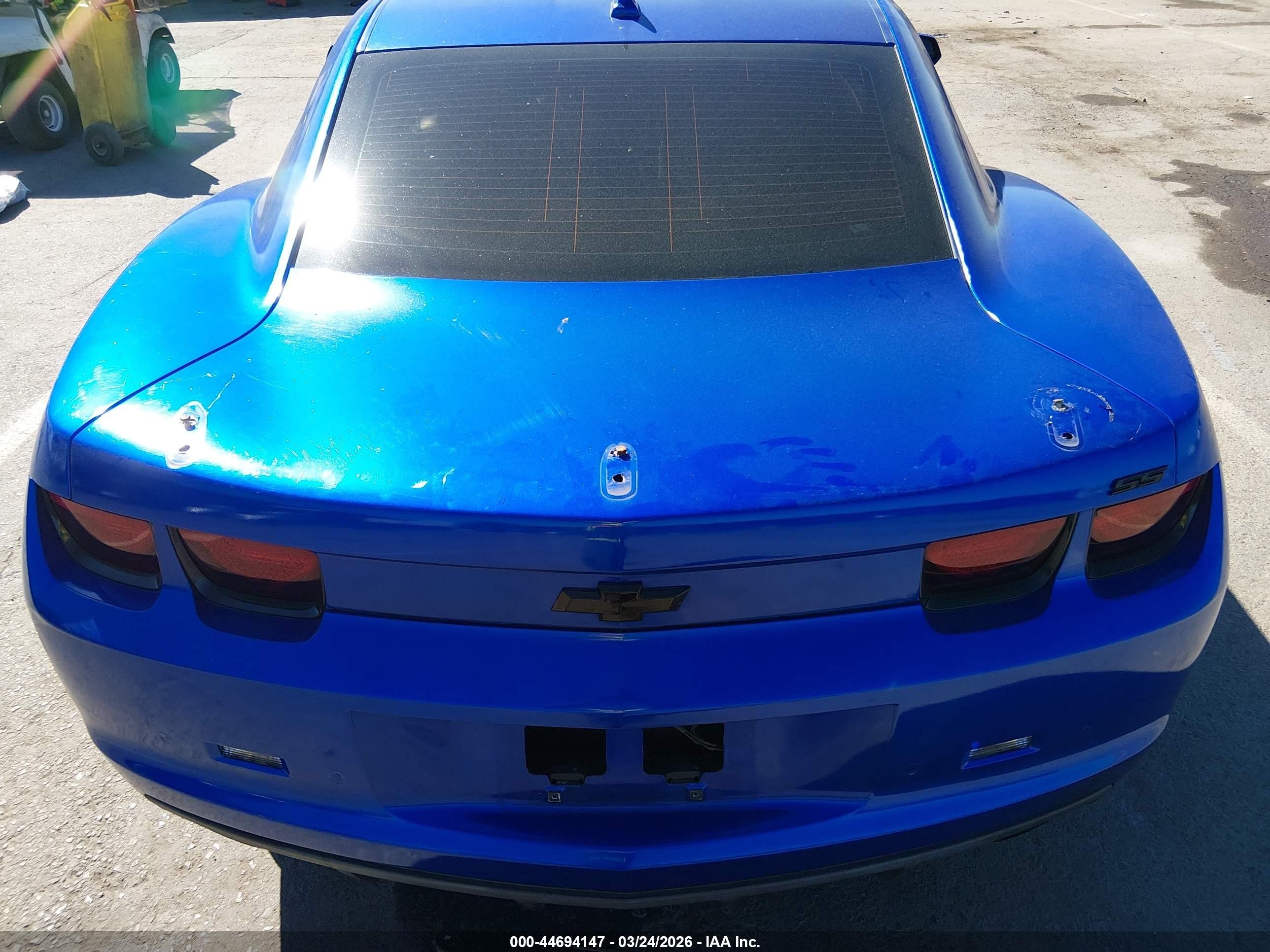 2011 Chevrolet Camaro 2ss Blue vin: 2G1FK1EJ3B9140833