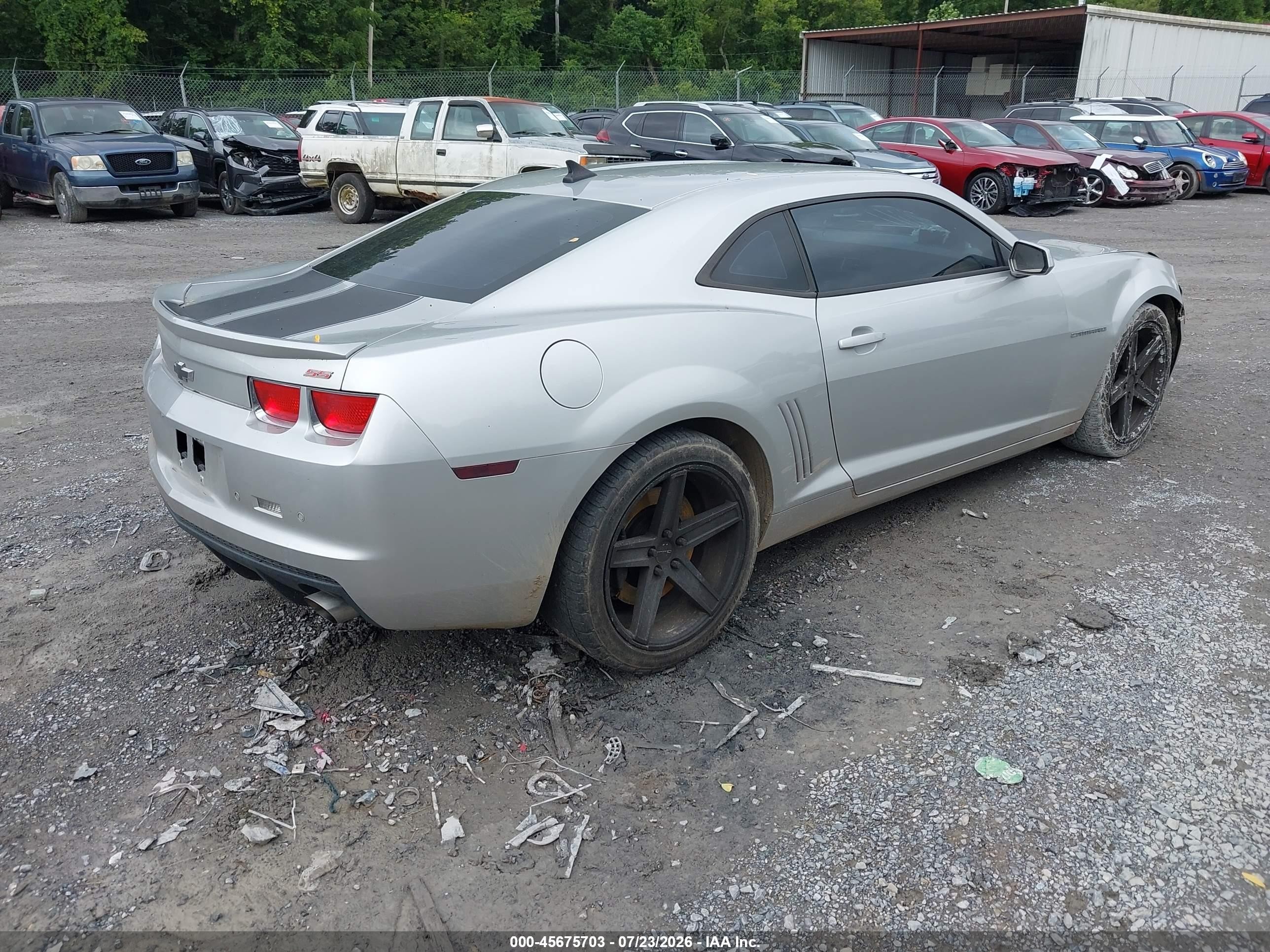 2011 Chevrolet Camaro 2ss Silver vin: 2G1FK1EJ3B9157065