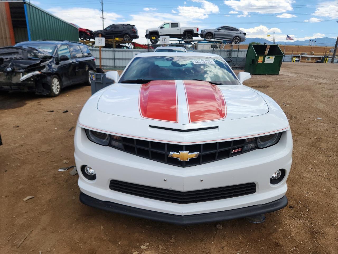2011 Chevrolet Camaro 2ss White vin: 2G1FK1EJ3B9163352