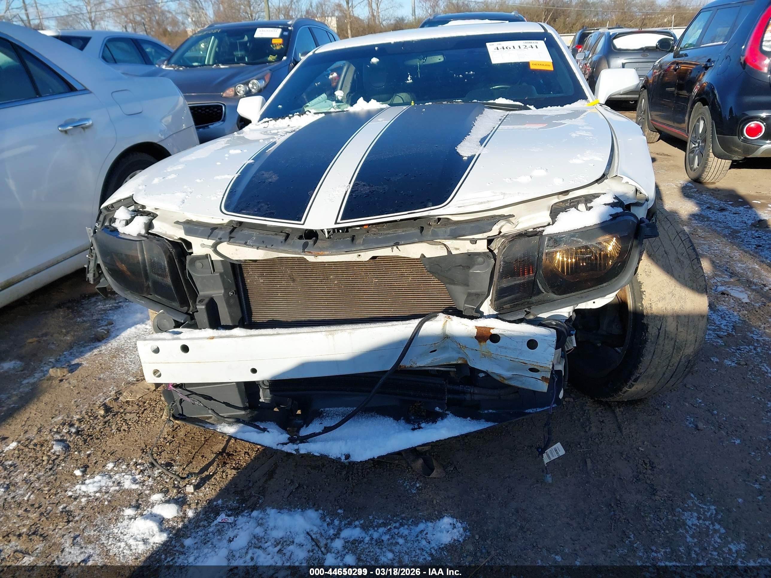 2013 Chevrolet Camaro 2ss White vin: 2G1FK1EJ3D9103722