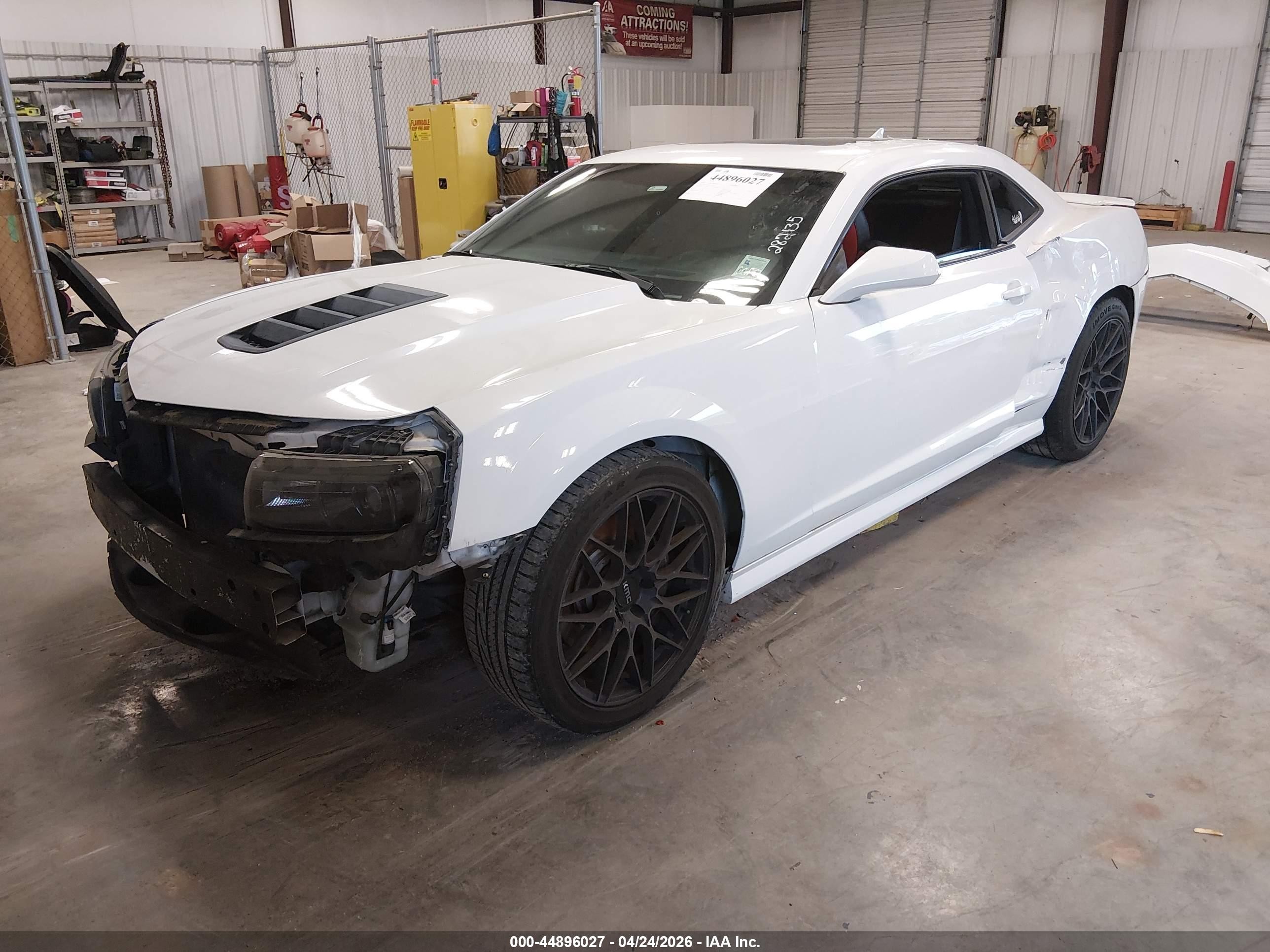 2014 Chevrolet Camaro 2ss White vin: 2G1FK1EJ3E9282135