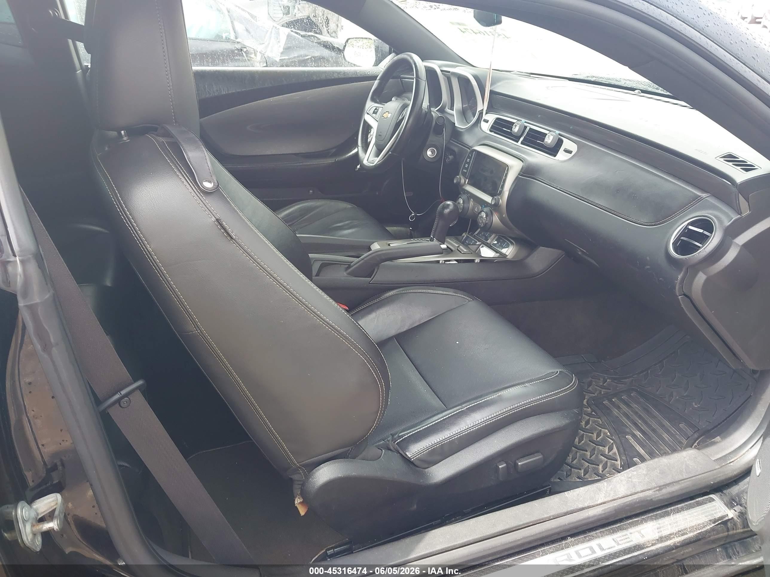 2015 Chevrolet Camaro 2ss Black vin: 2G1FK1EJ3F9228884