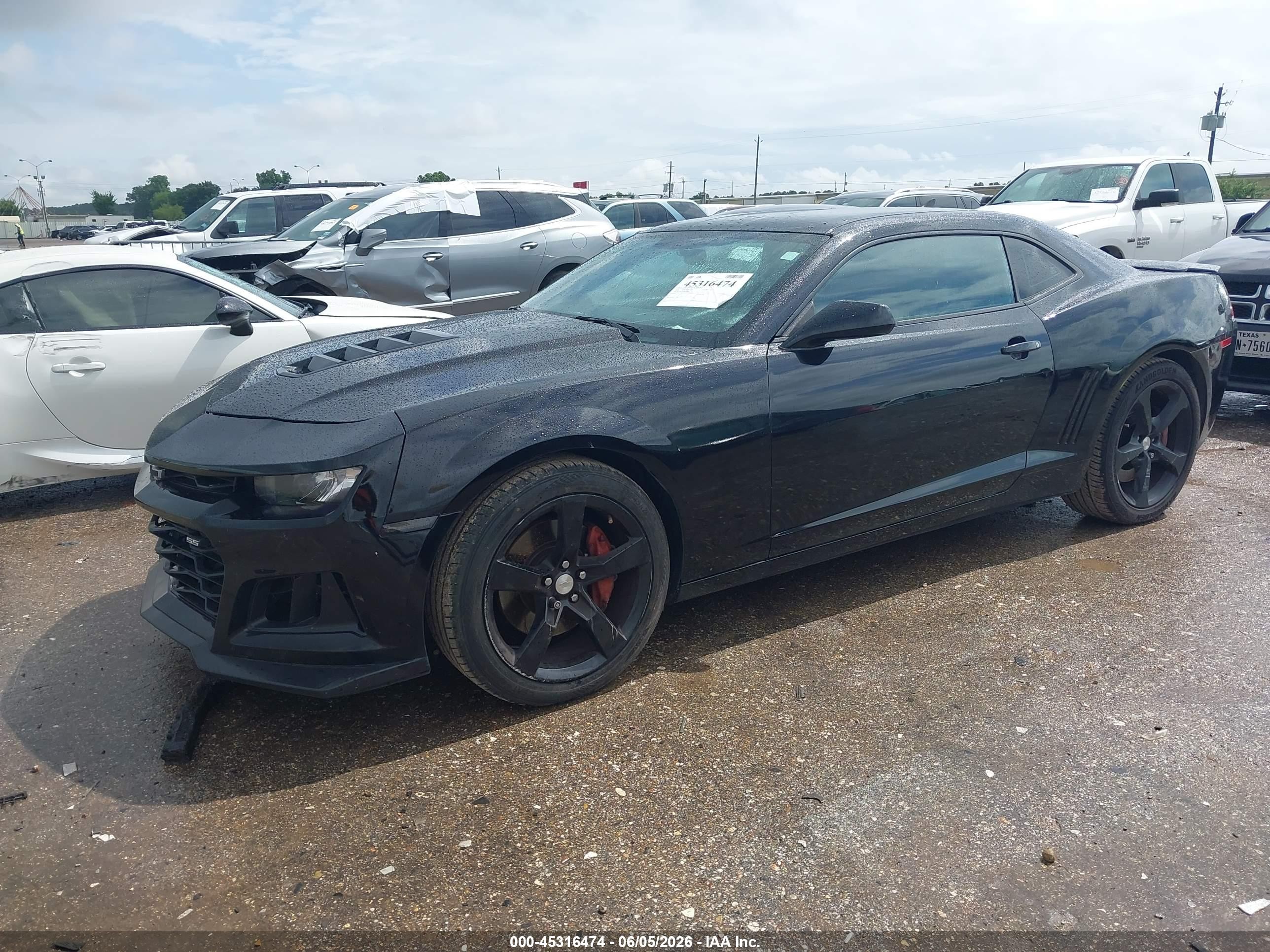 2015 Chevrolet Camaro 2ss Black vin: 2G1FK1EJ3F9228884