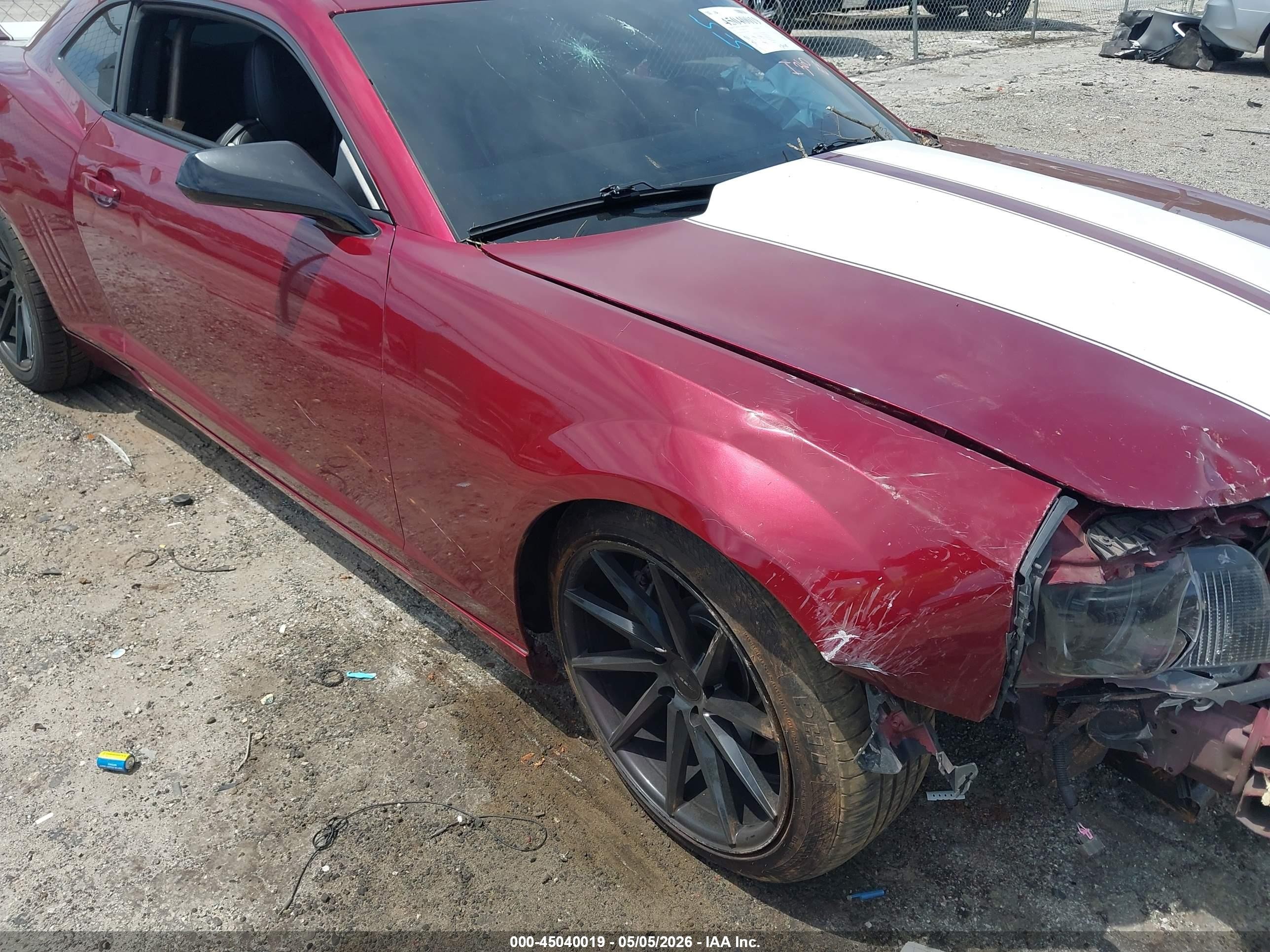 2010 Chevrolet Camaro 2ss Maroon vin: 2G1FK1EJ4A9123828