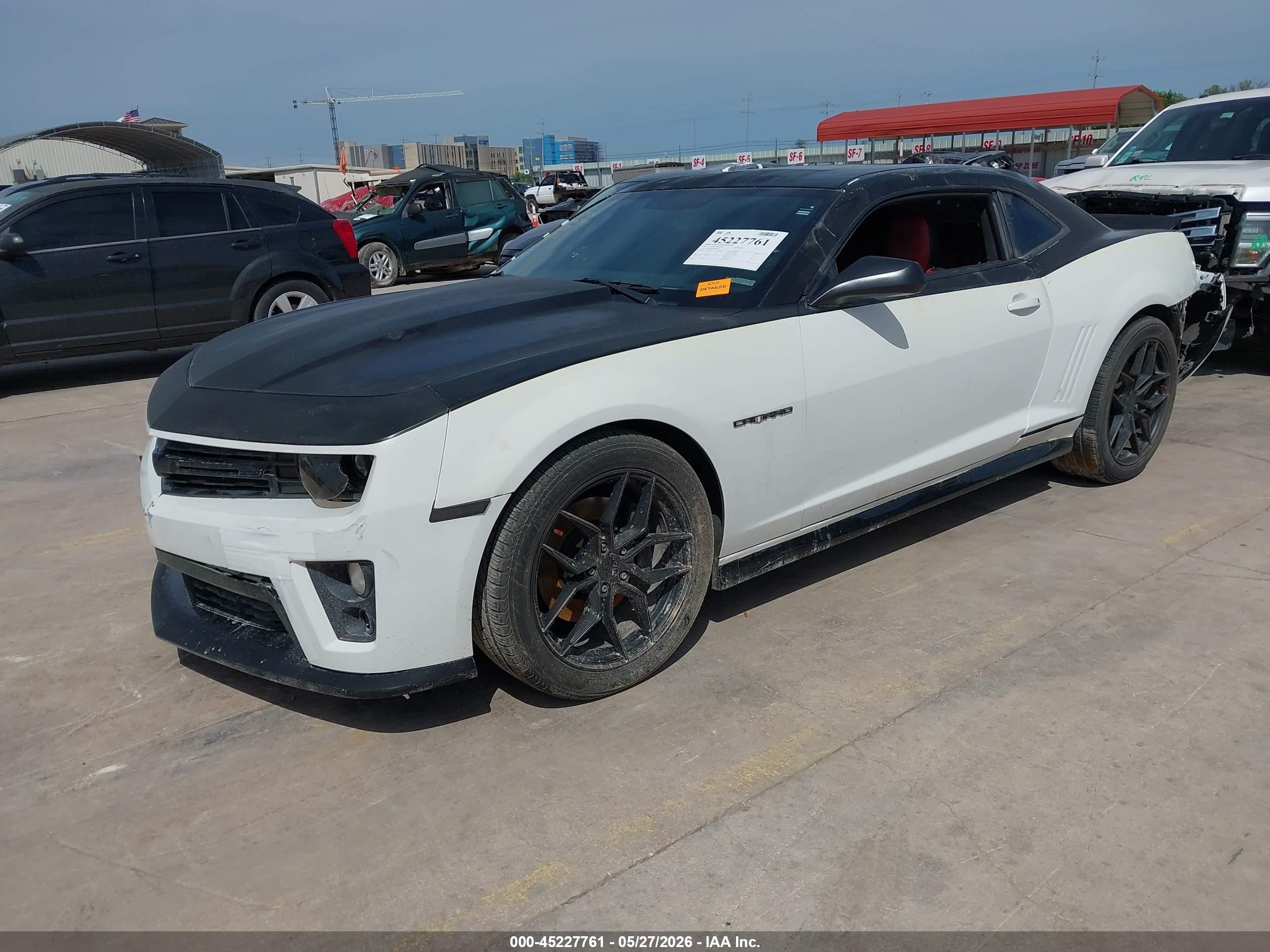 2011 Chevrolet Camaro 2ss White vin: 2G1FK1EJ4B9169810