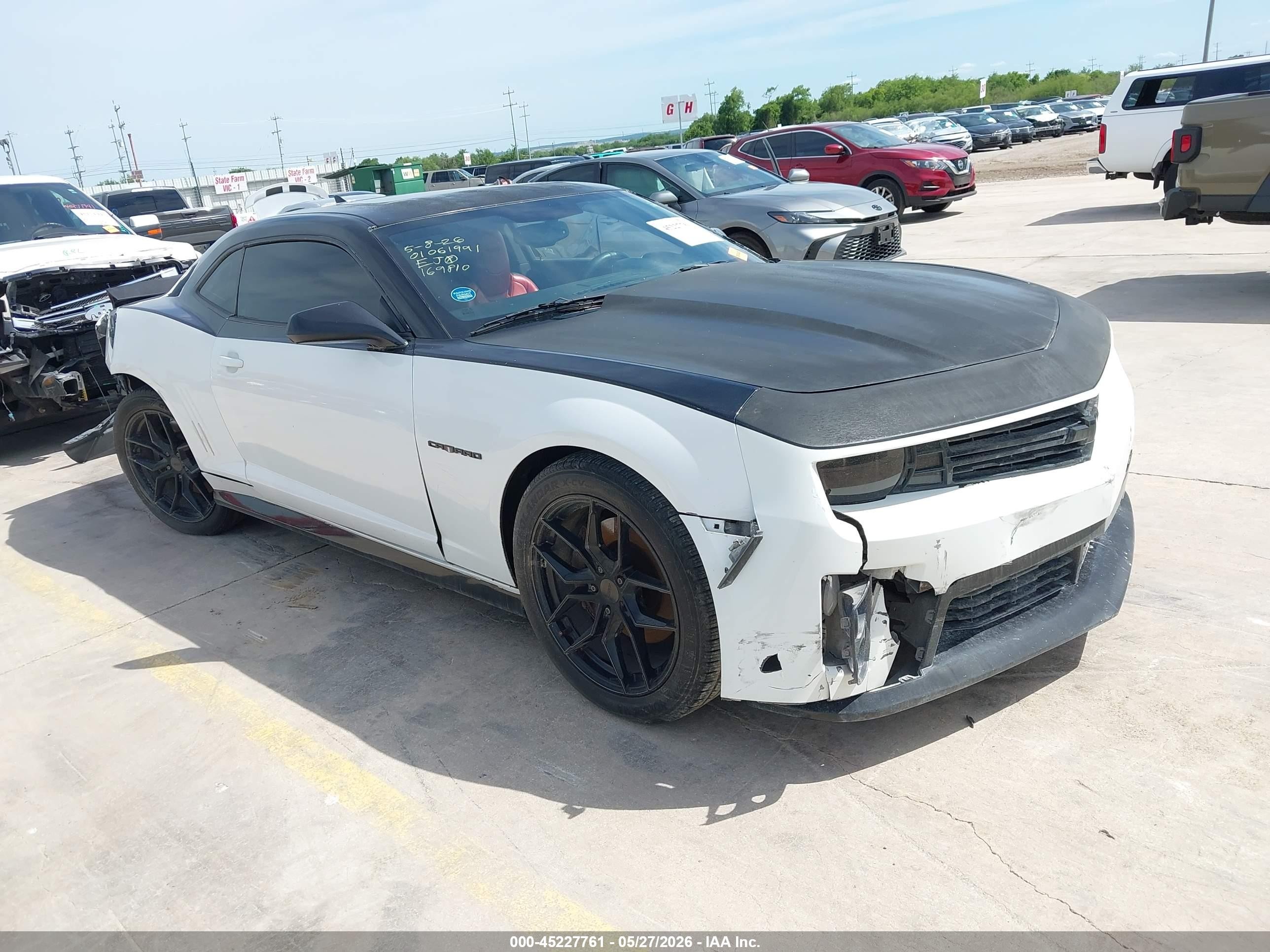 2011 Chevrolet Camaro 2ss White vin: 2G1FK1EJ4B9169810