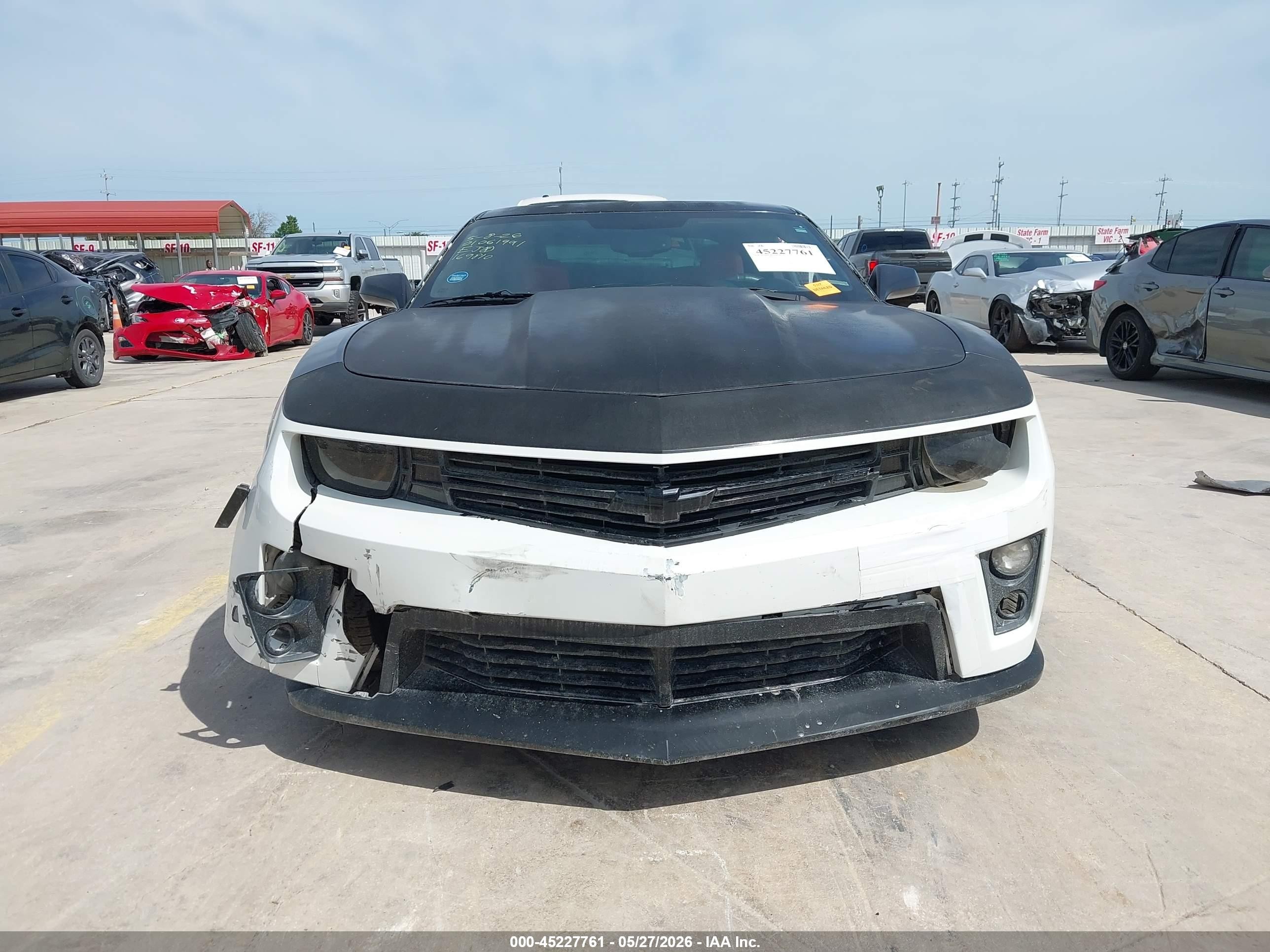 2011 Chevrolet Camaro 2ss White vin: 2G1FK1EJ4B9169810