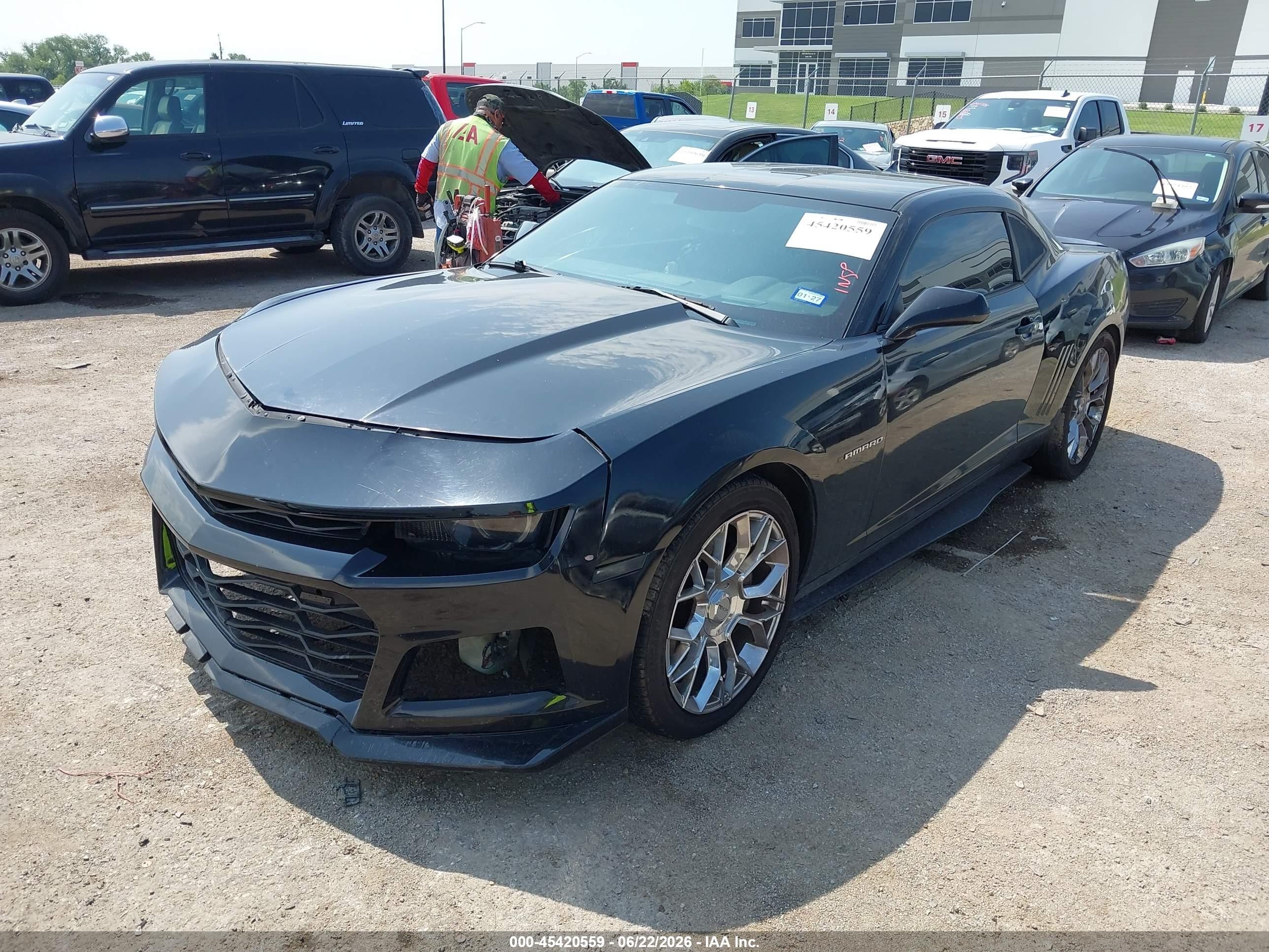 2012 Chevrolet Camaro 2ss Black vin: 2G1FK1EJ4C9194420