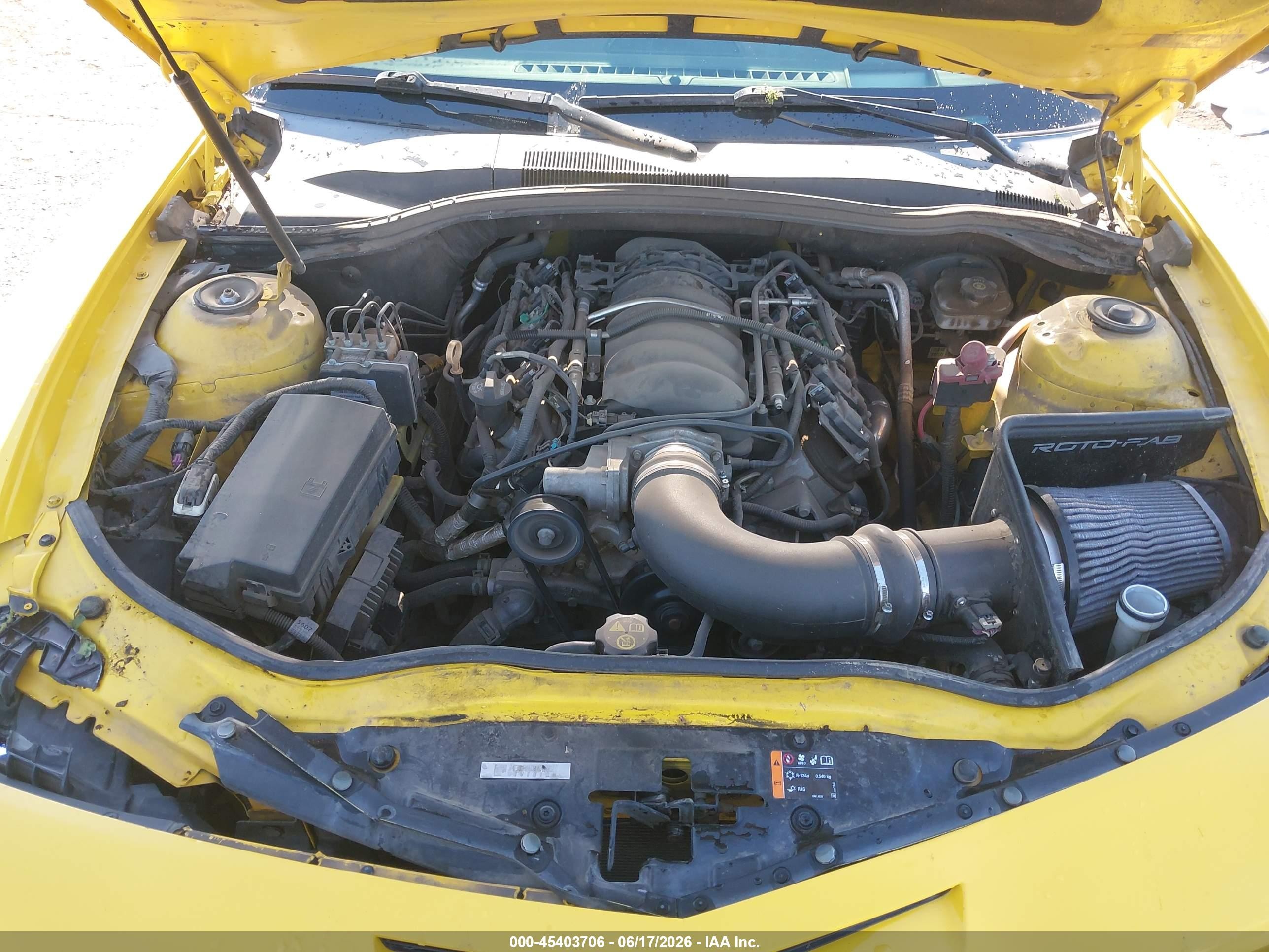 2013 Chevrolet Camaro 2ss Yellow vin: 2G1FK1EJ4D9105799