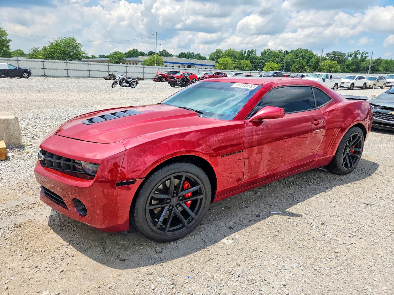 2013 Chevrolet Camaro 2ss Red vin: 2G1FK1EJ4D9119931