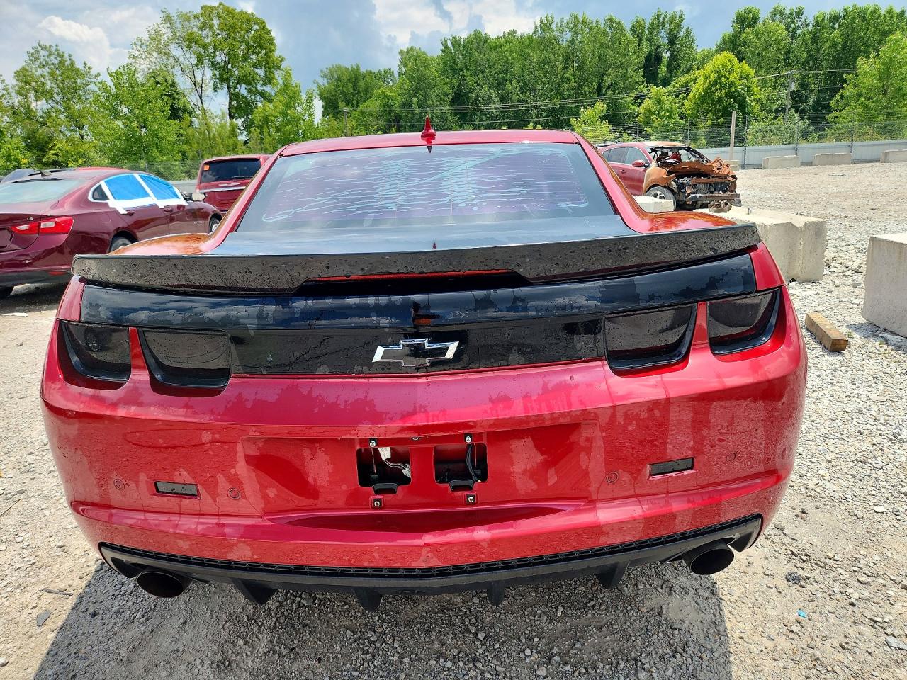 2013 Chevrolet Camaro 2ss Red vin: 2G1FK1EJ4D9119931