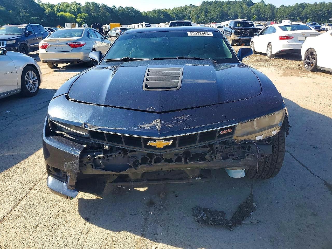 2014 Chevrolet Camaro 2ss Синий vin: 2G1FK1EJ4E9143129