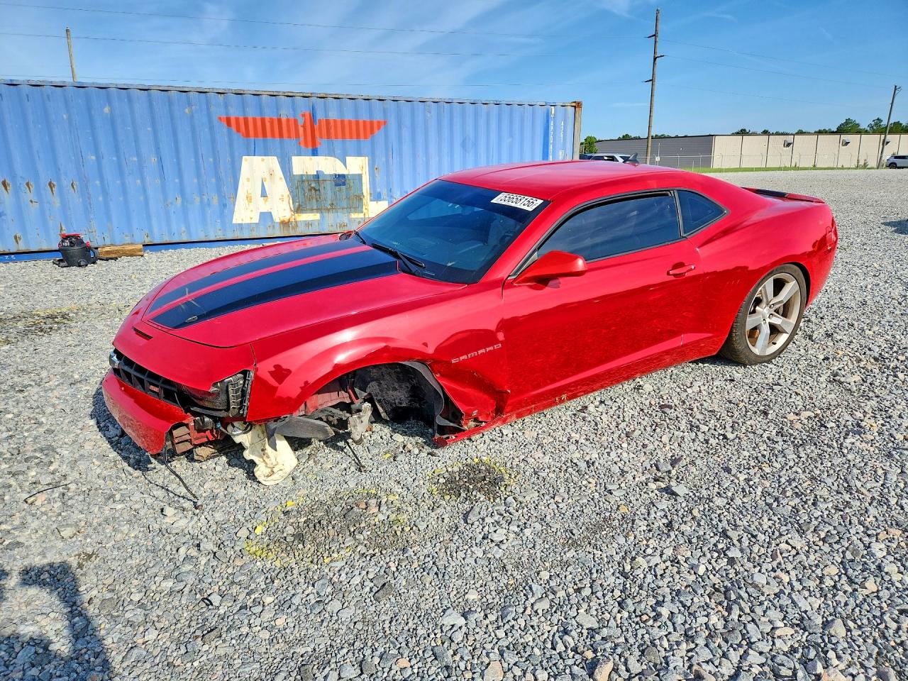 2010 Chevrolet Camaro Ss Red vin: 2G1FK1EJ5A9121005