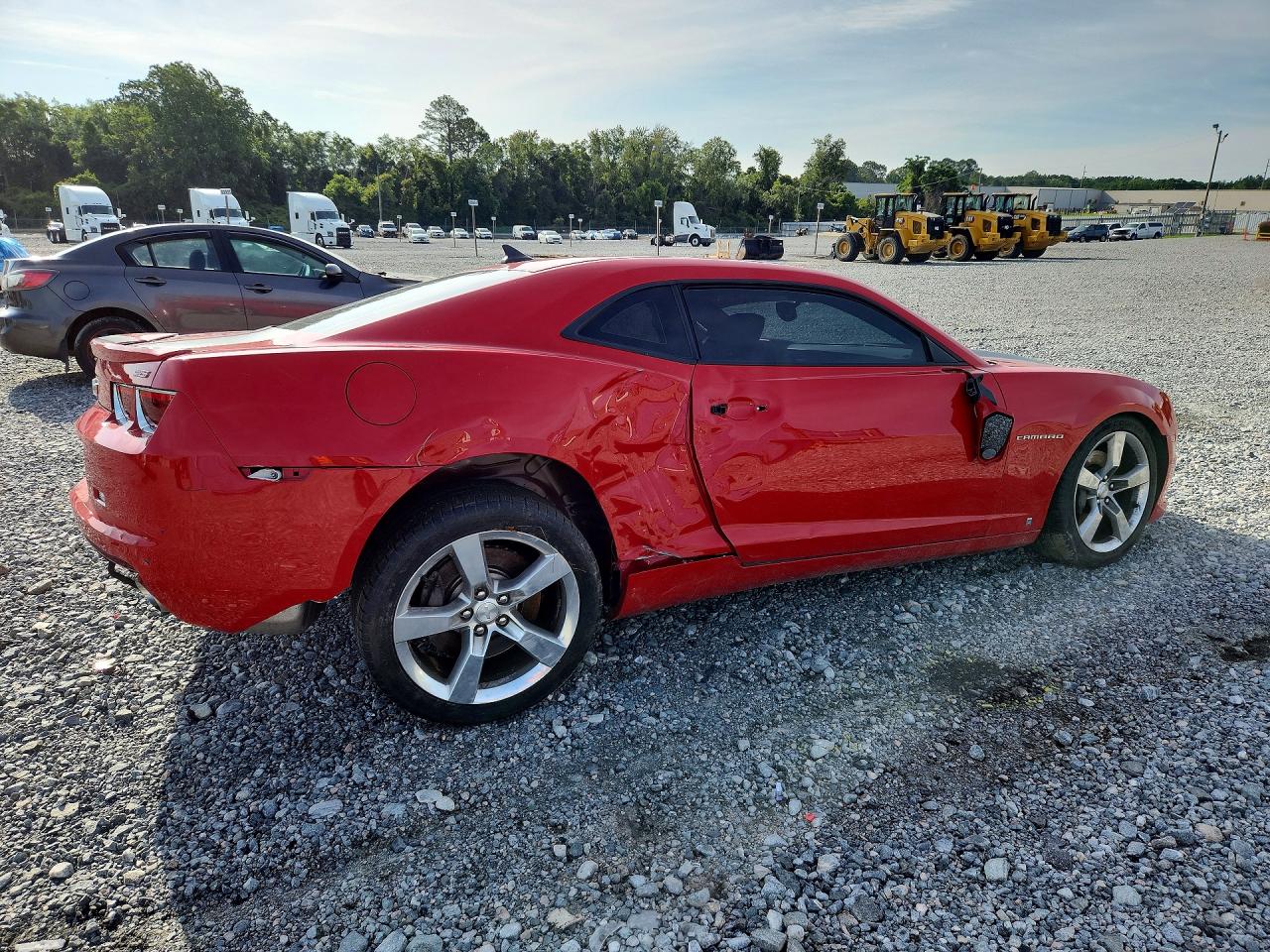 2010 Chevrolet Camaro Ss Red vin: 2G1FK1EJ5A9121005