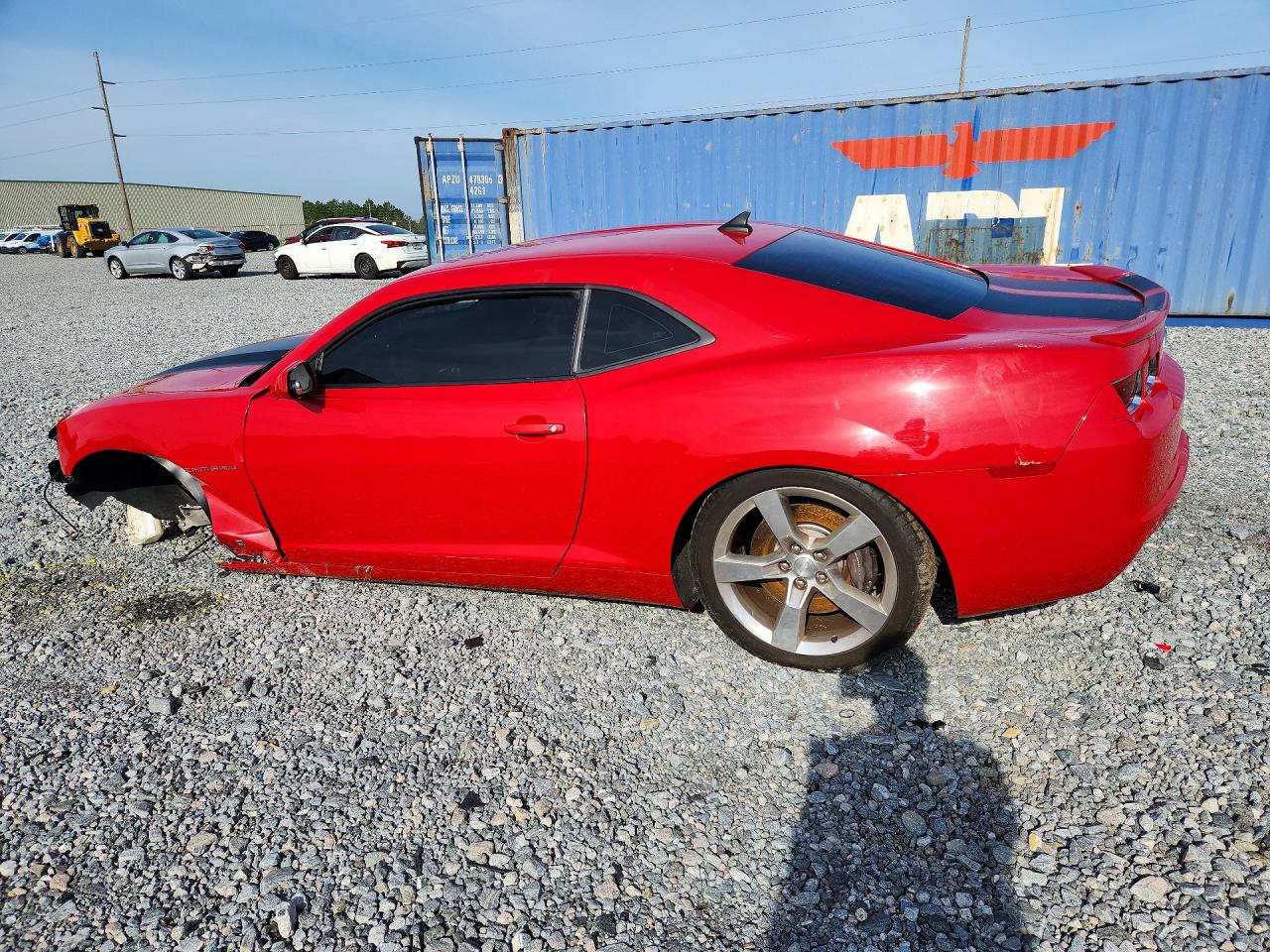 2010 Chevrolet Camaro Ss Red vin: 2G1FK1EJ5A9121005