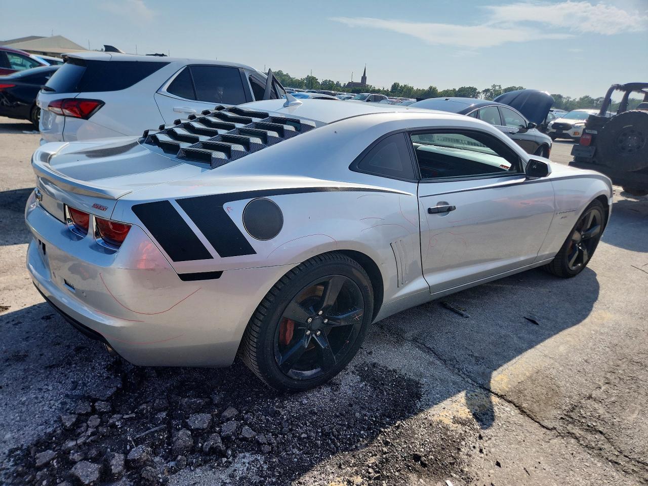 2012 Chevrolet Camaro 2ss Silver vin: 2G1FK1EJ5C9110332
