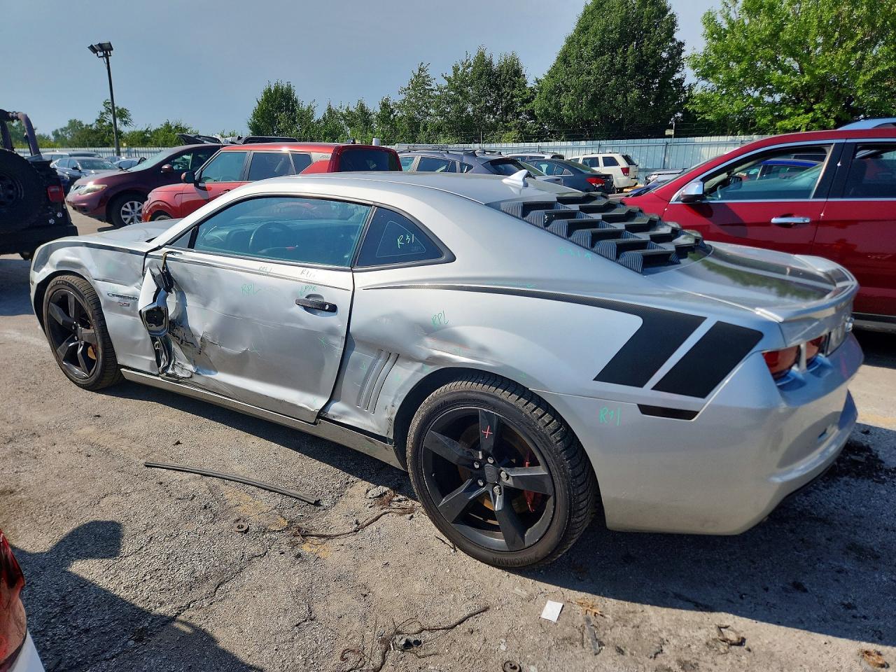 2012 Chevrolet Camaro 2ss Silver vin: 2G1FK1EJ5C9110332