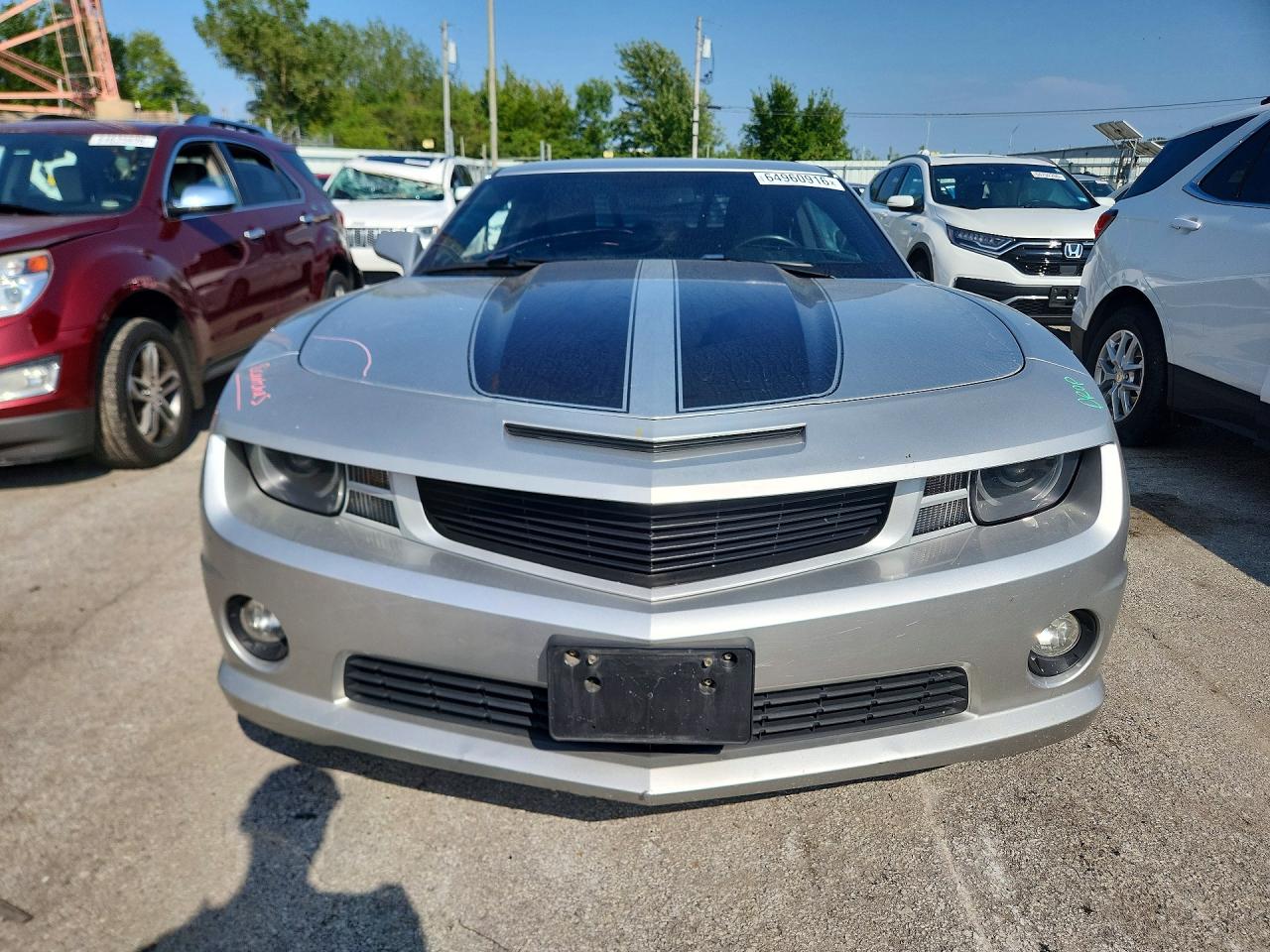 2012 Chevrolet Camaro 2ss Silver vin: 2G1FK1EJ5C9110332