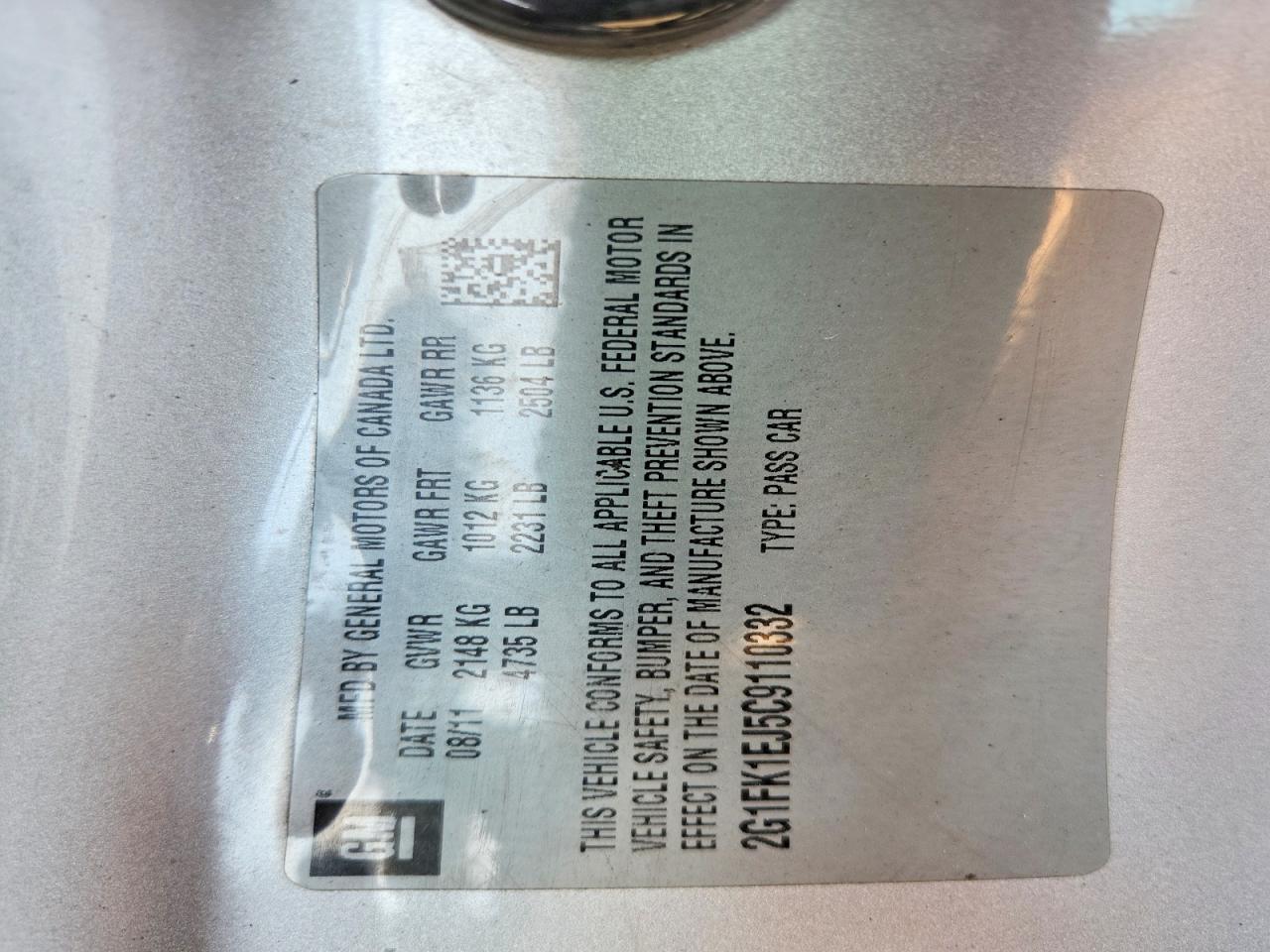 2012 Chevrolet Camaro 2ss Silver vin: 2G1FK1EJ5C9110332
