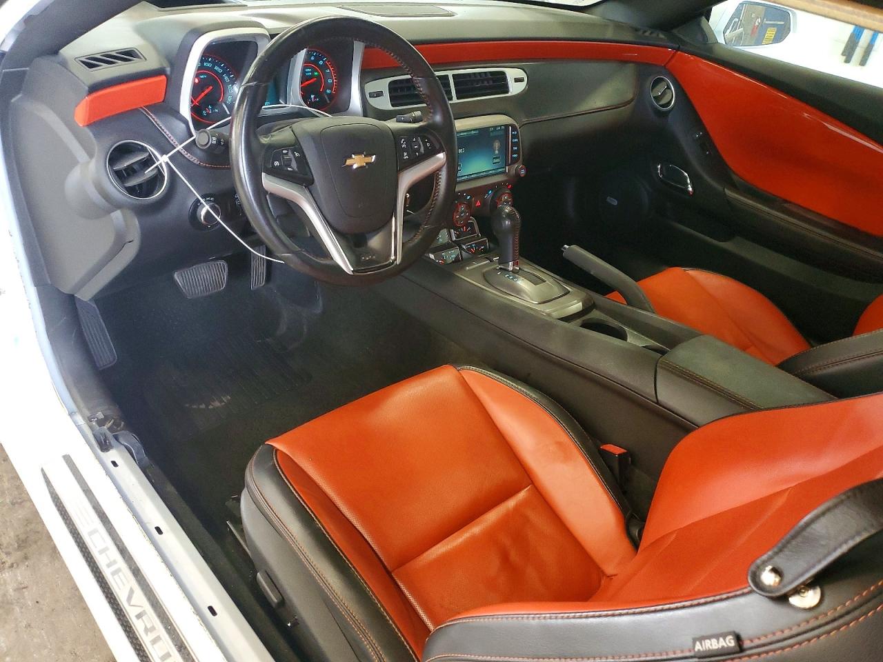 2013 Chevrolet Camaro 2ss White vin: 2G1FK1EJ5D9199255