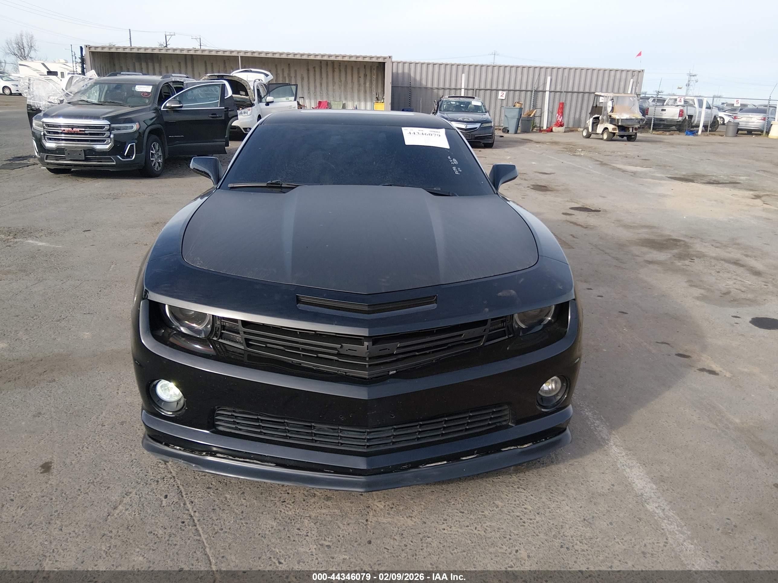 2010 Chevrolet Camaro 2ss Черный vin: 2G1FK1EJ6A9119330