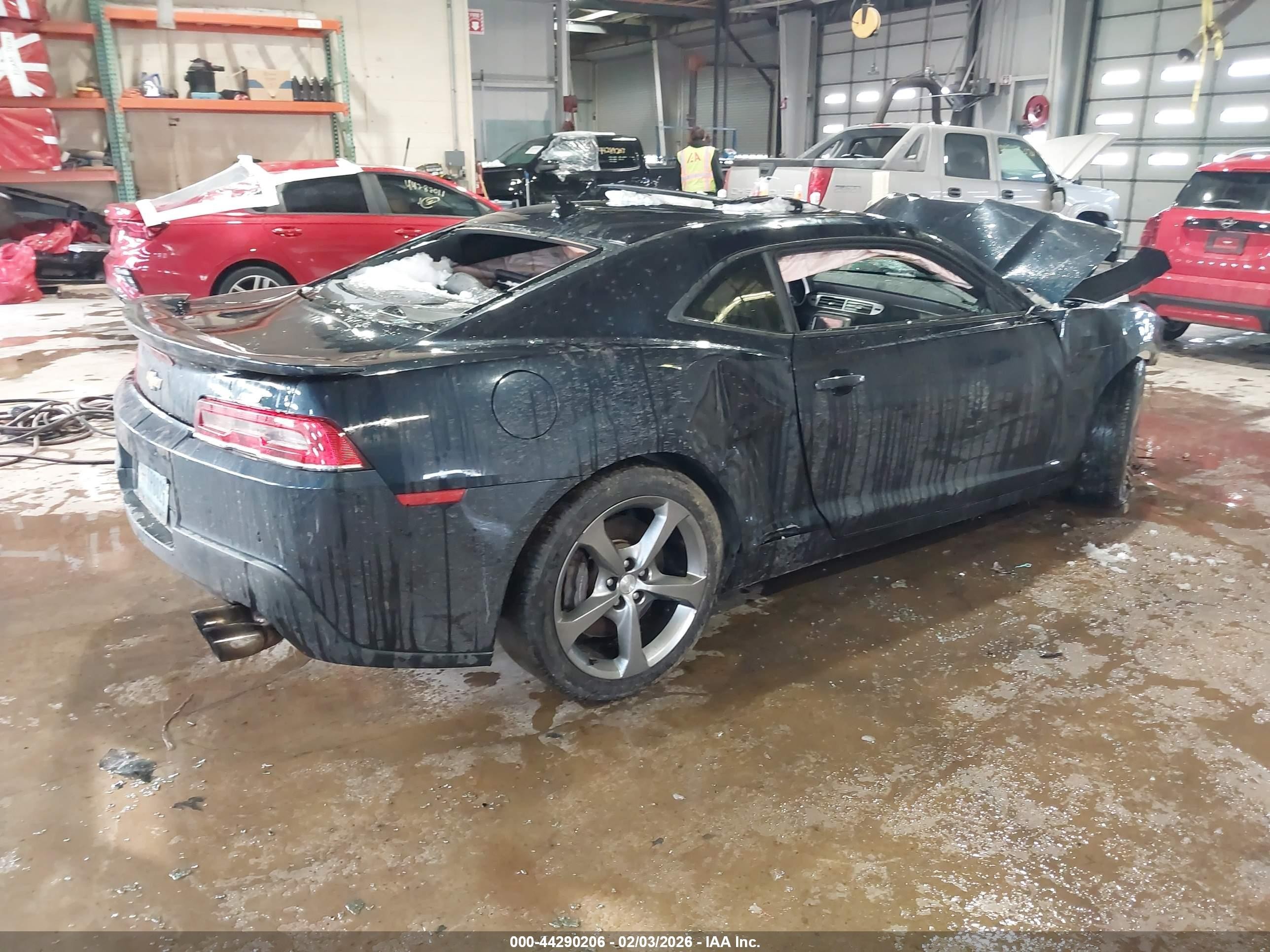2014 Chevrolet Camaro 2ss Dark Blue vin: 2G1FK1EJ6E9146534