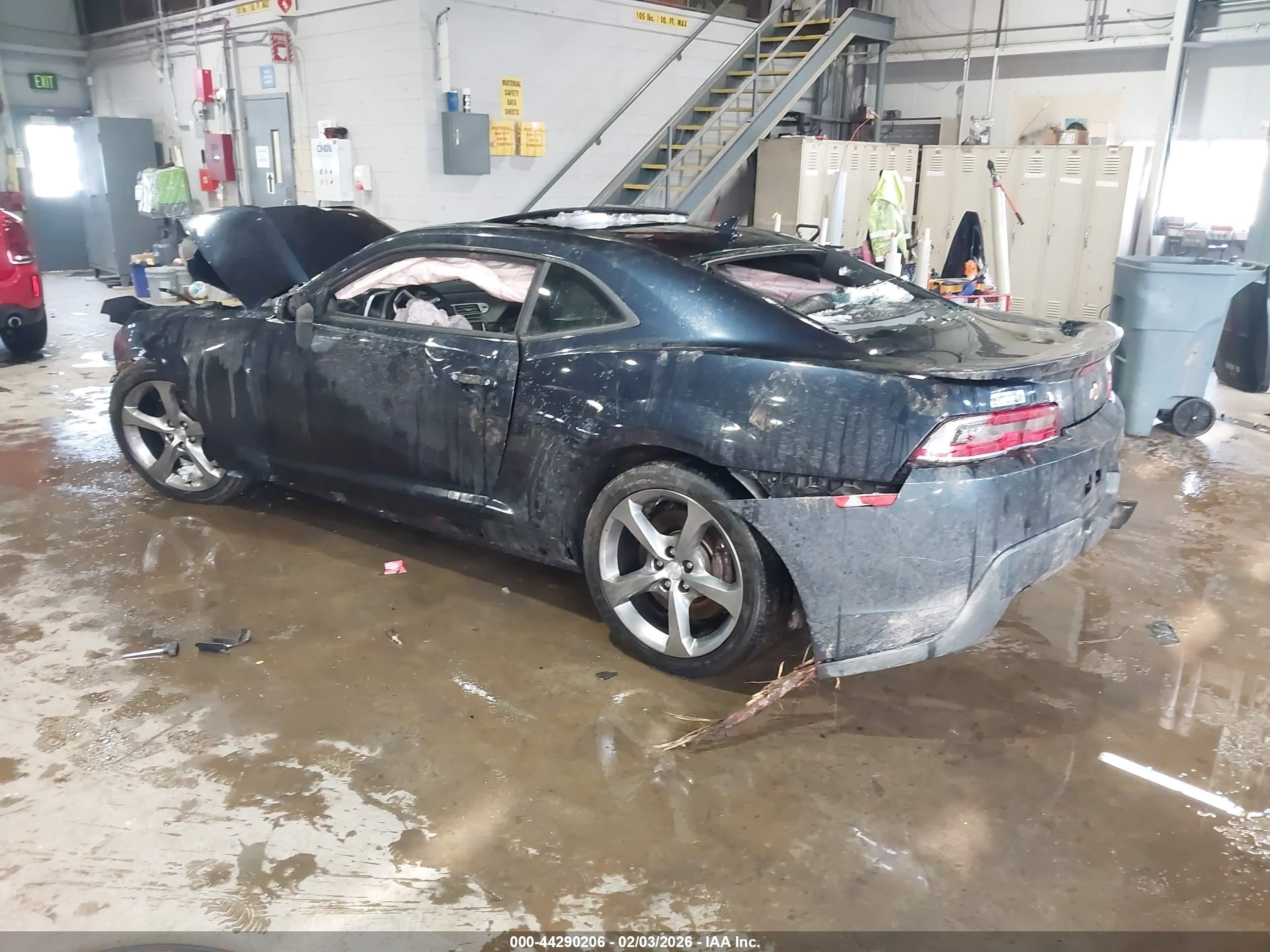 2014 Chevrolet Camaro 2ss Dark Blue vin: 2G1FK1EJ6E9146534