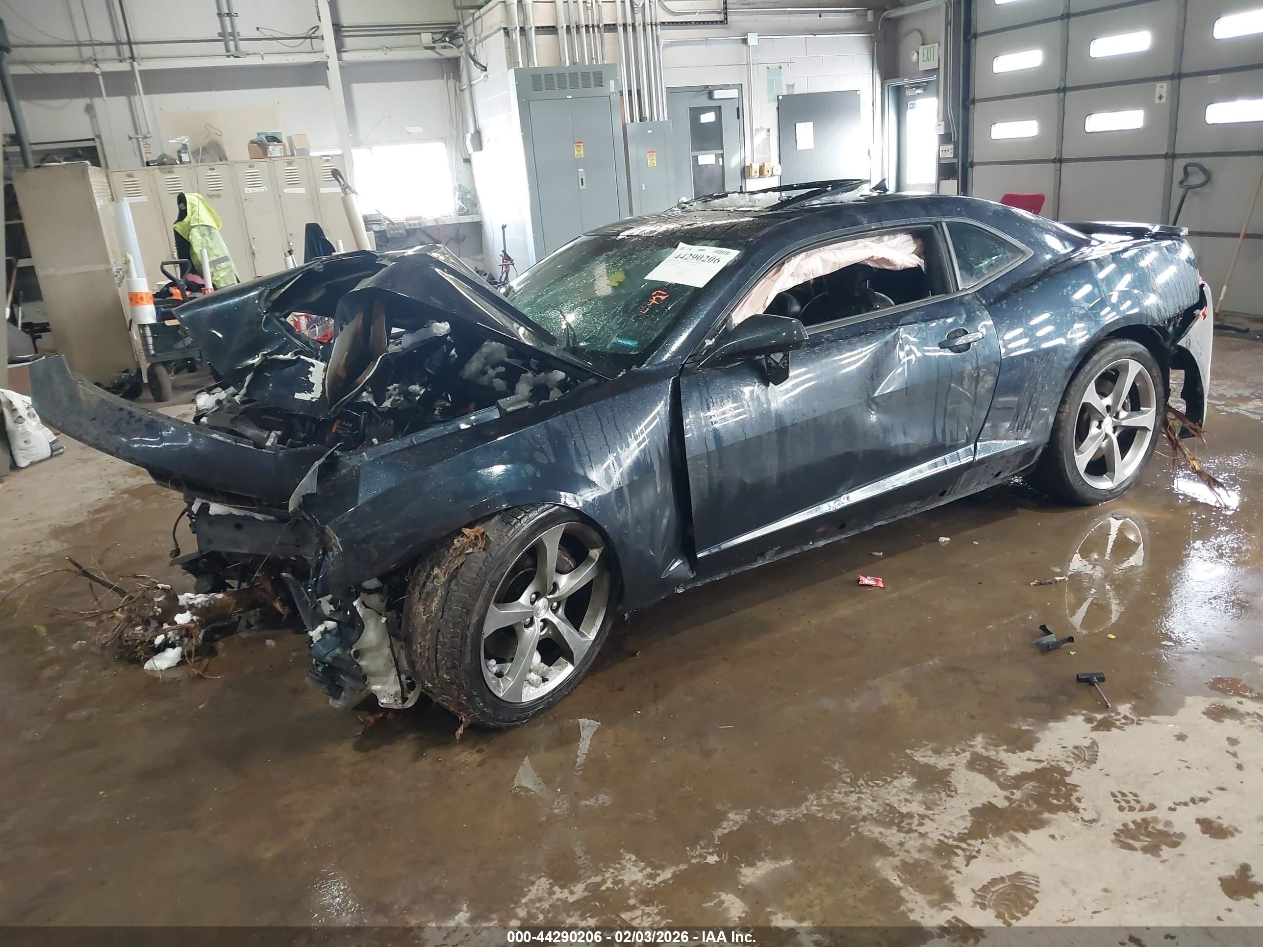 2014 Chevrolet Camaro 2ss Dark Blue vin: 2G1FK1EJ6E9146534