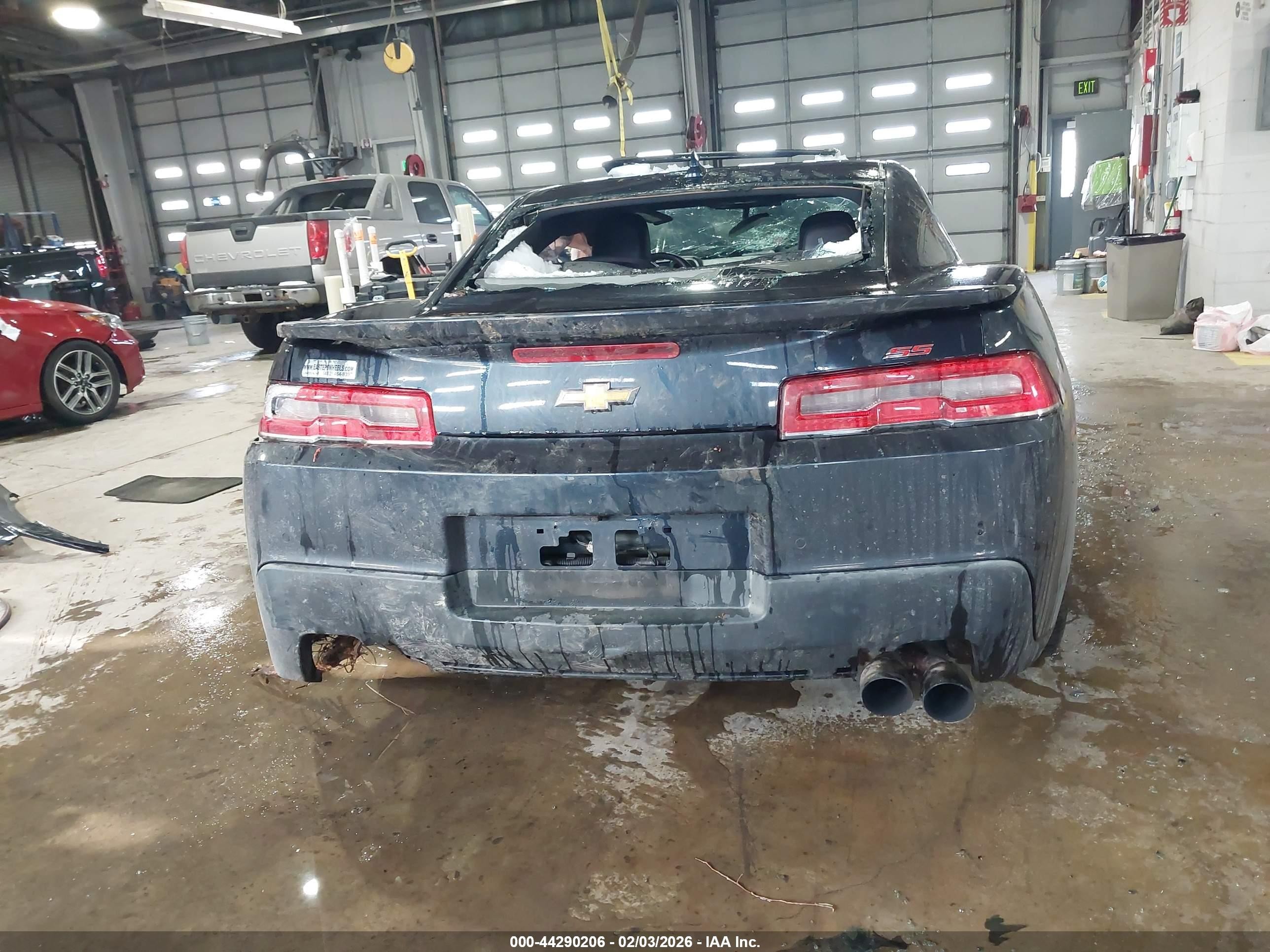 2014 Chevrolet Camaro 2ss Dark Blue vin: 2G1FK1EJ6E9146534